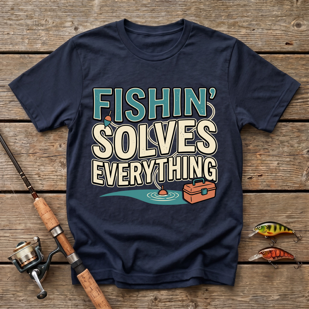 Fishin' Solves Everything T-Shirt