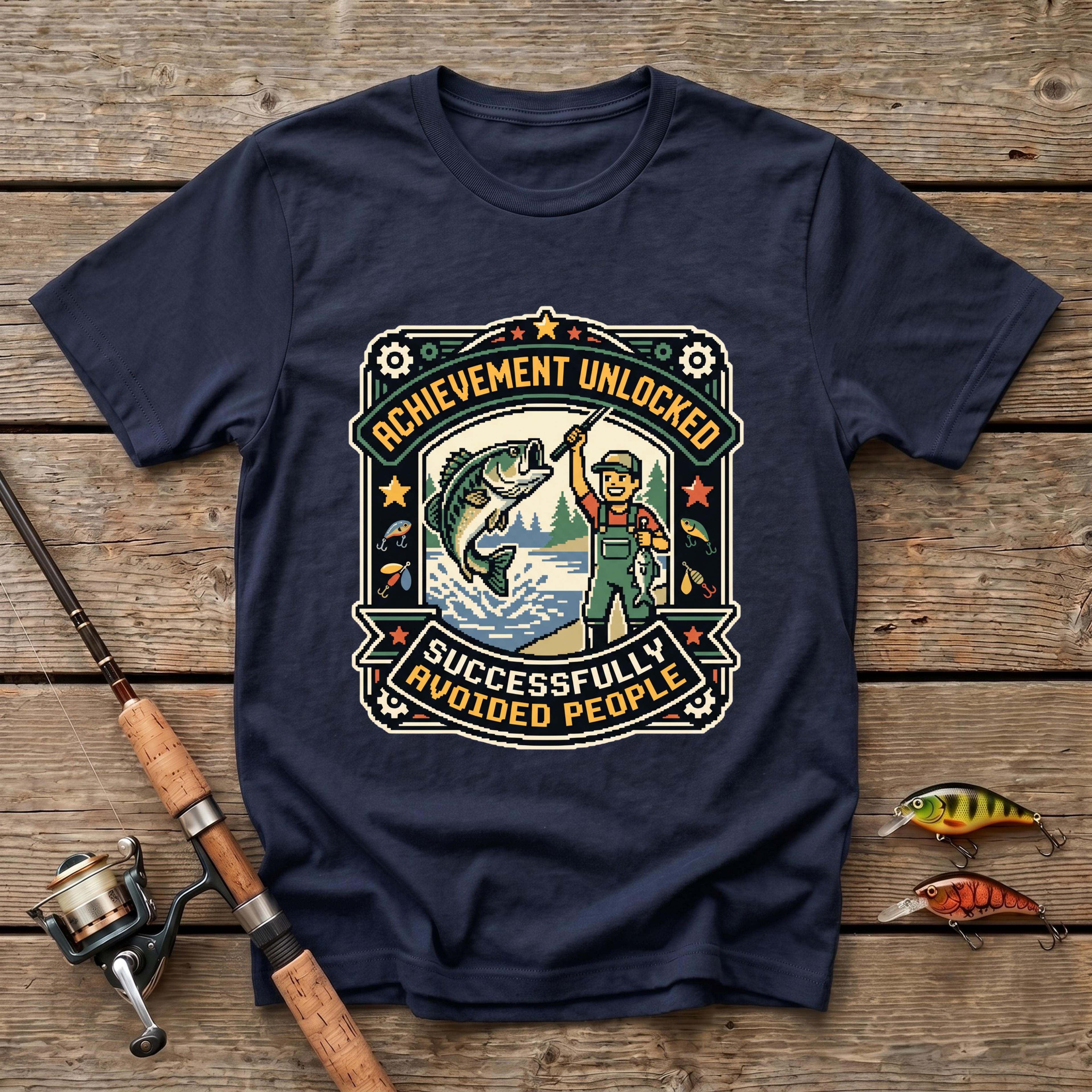 Achievement Unlocked: Successfully Avoided People T-Shirt