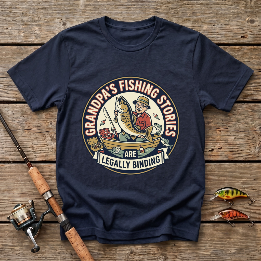 Grandpa's Fishing Stories T-Shirt