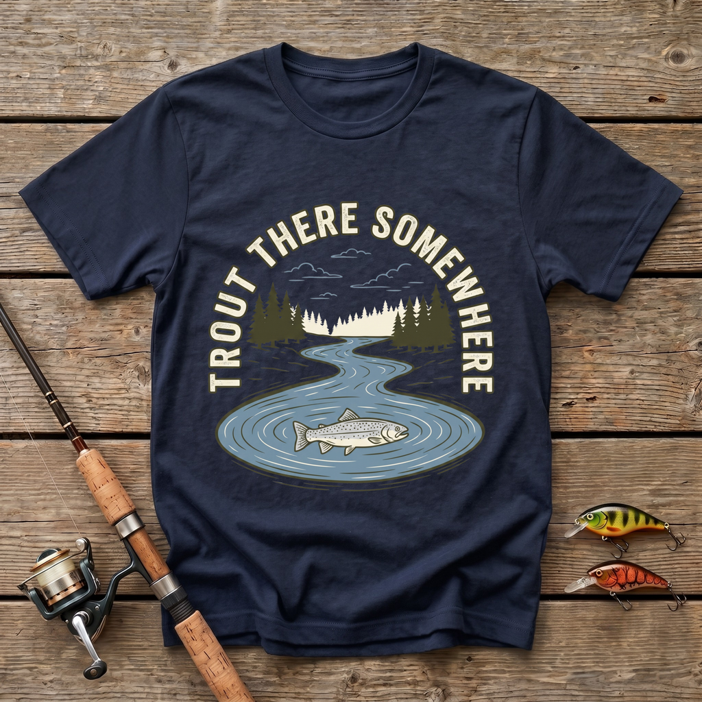 Trout There Somewhere T-Shirt