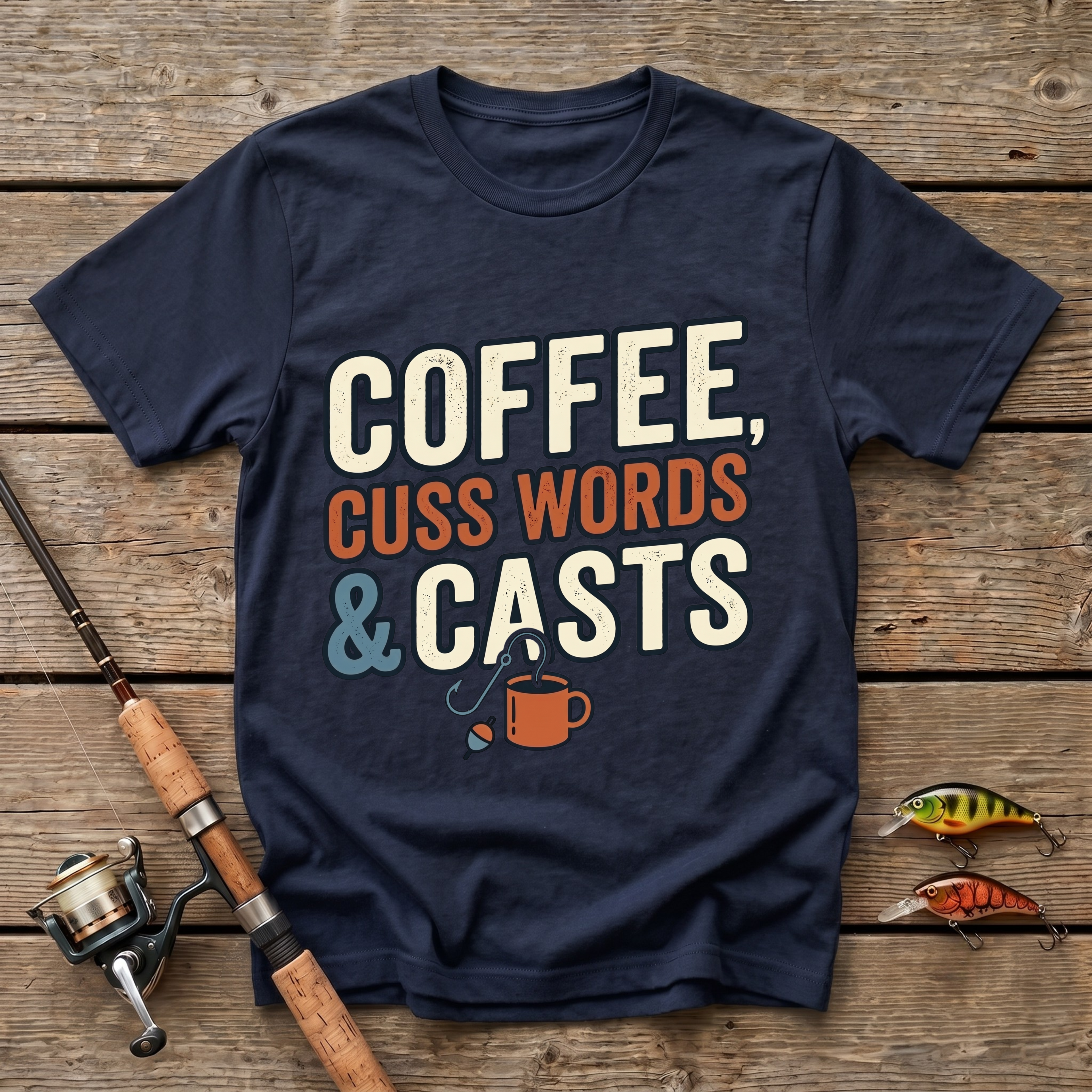 Coffee, Cuss Words And Casts T-Shirt