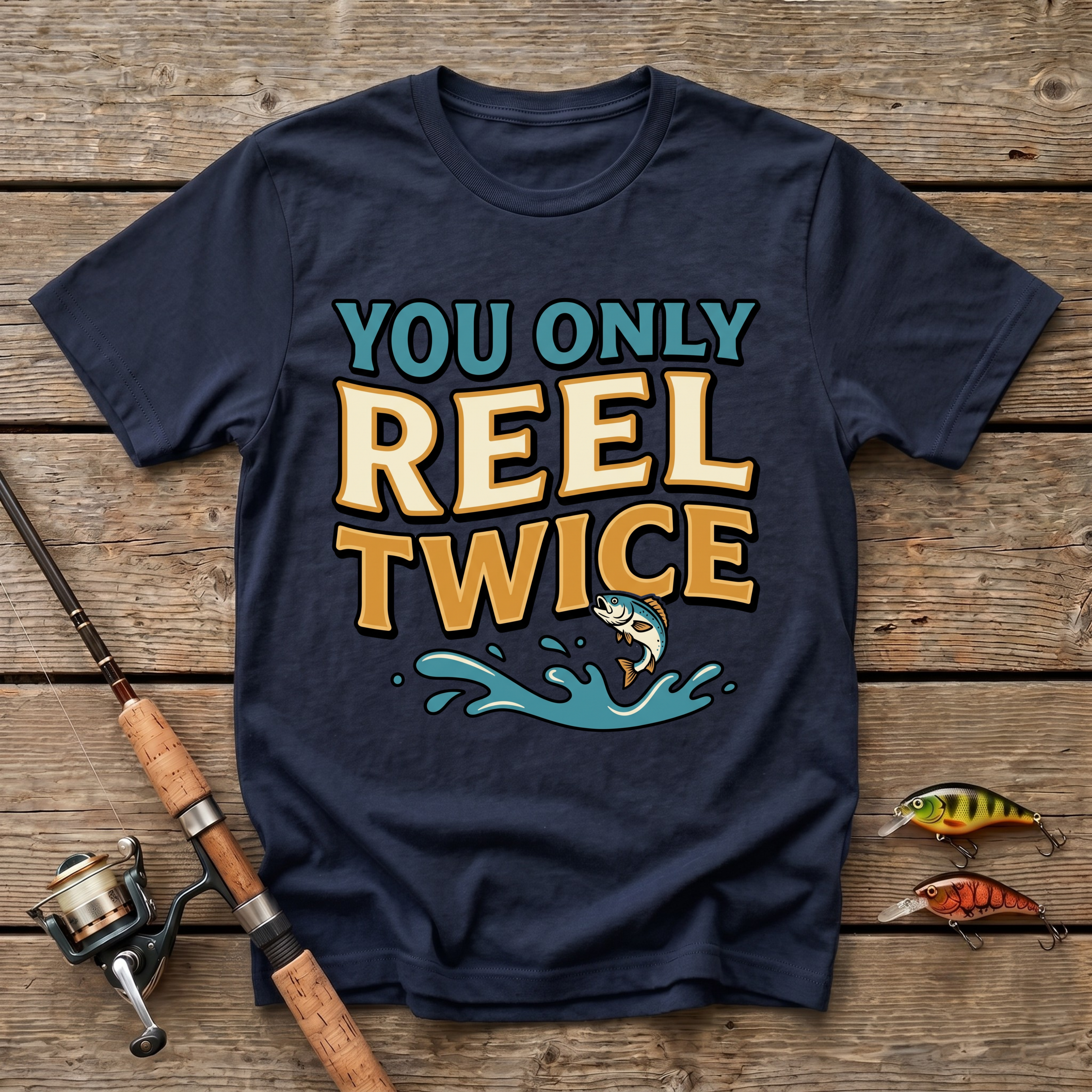 You Only Reel Twice T-Shirt