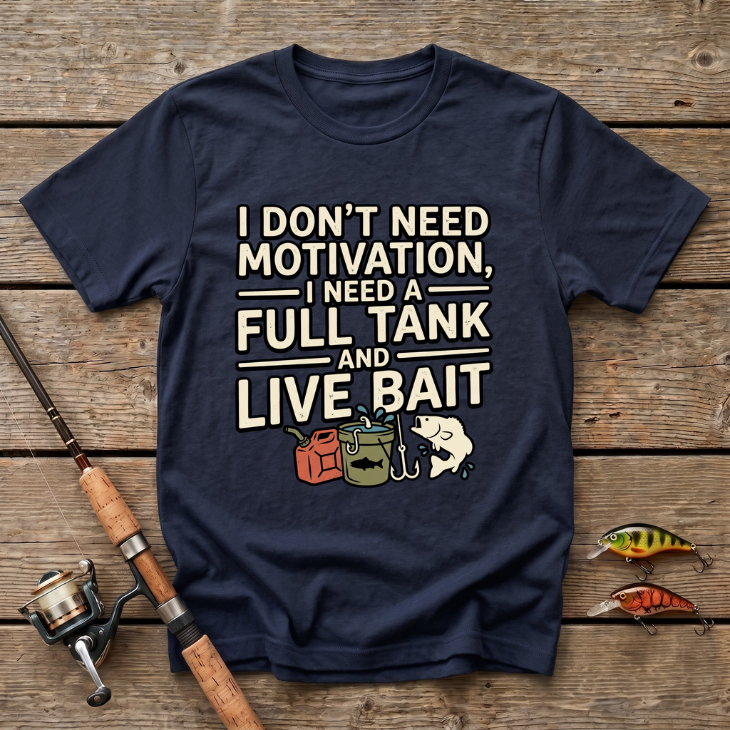 Full Tank And Live Bait T-Shirt