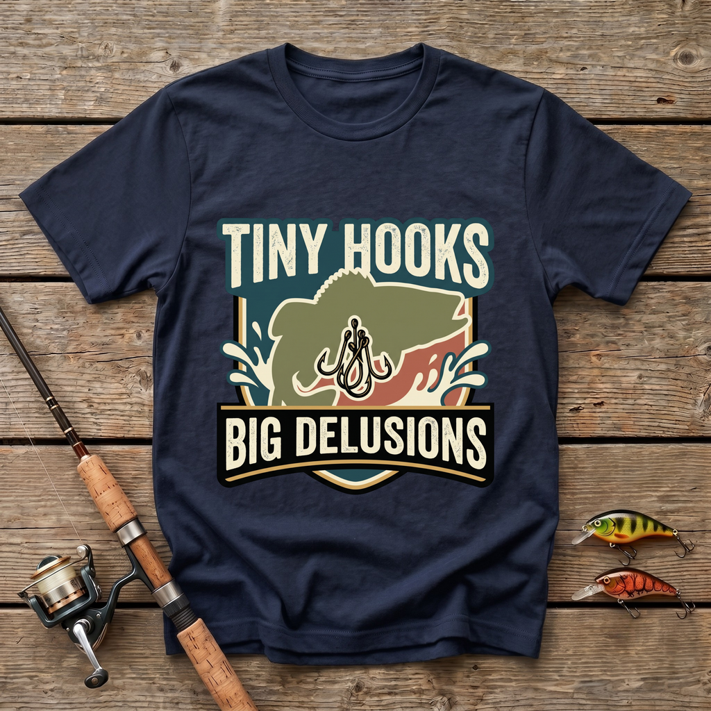 Tiny Hooks Big Delusions T-Shirt