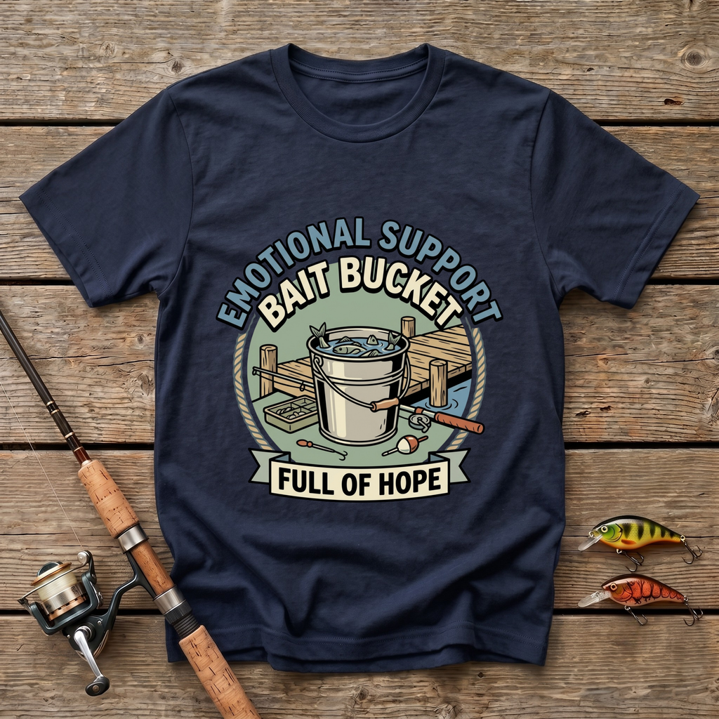 Emotional Support Bait Bucket T-Shirt