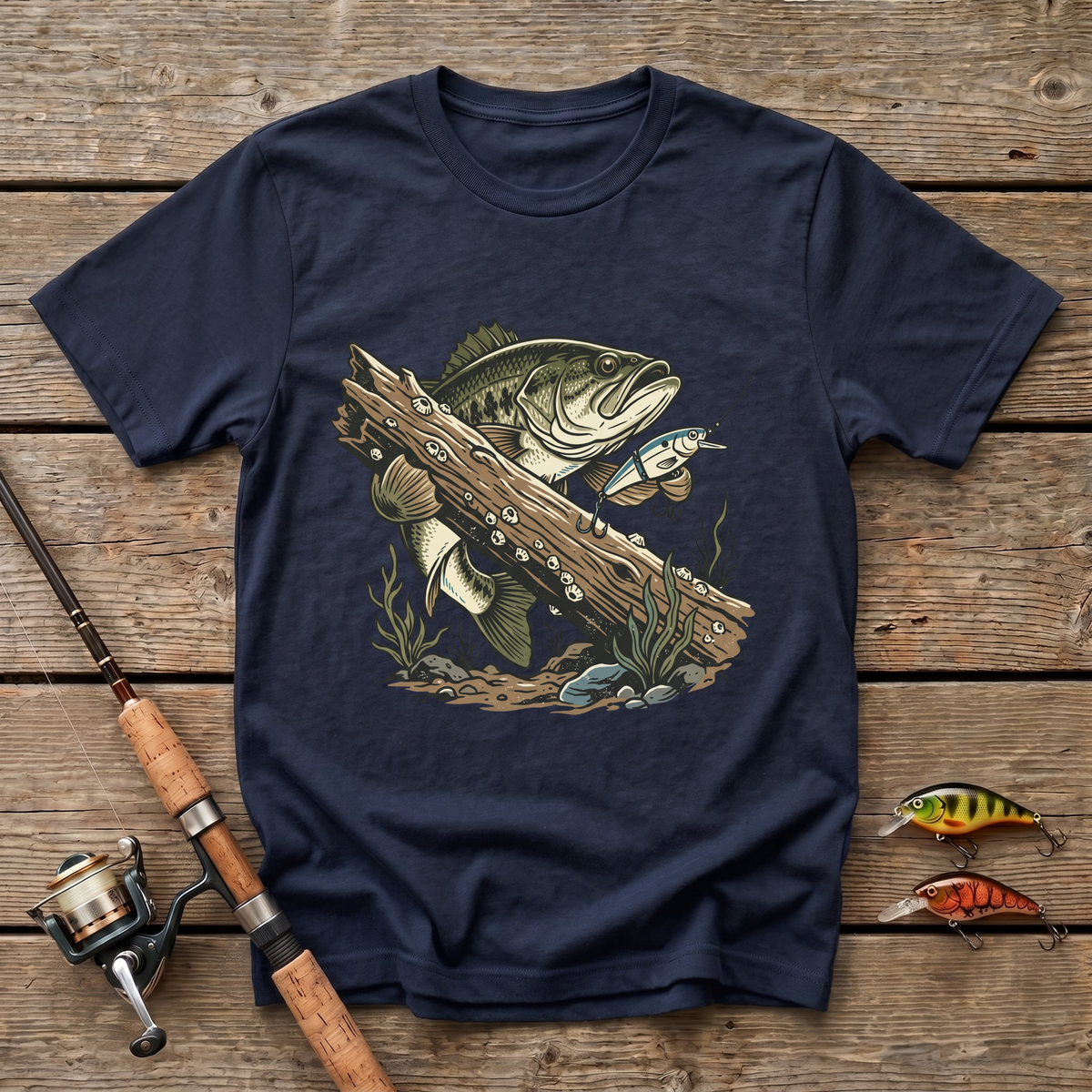 Hook A Log T-Shirt