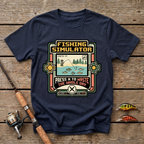 Fishing Simulator. Press X To Waste The Whole Day T-Shirt