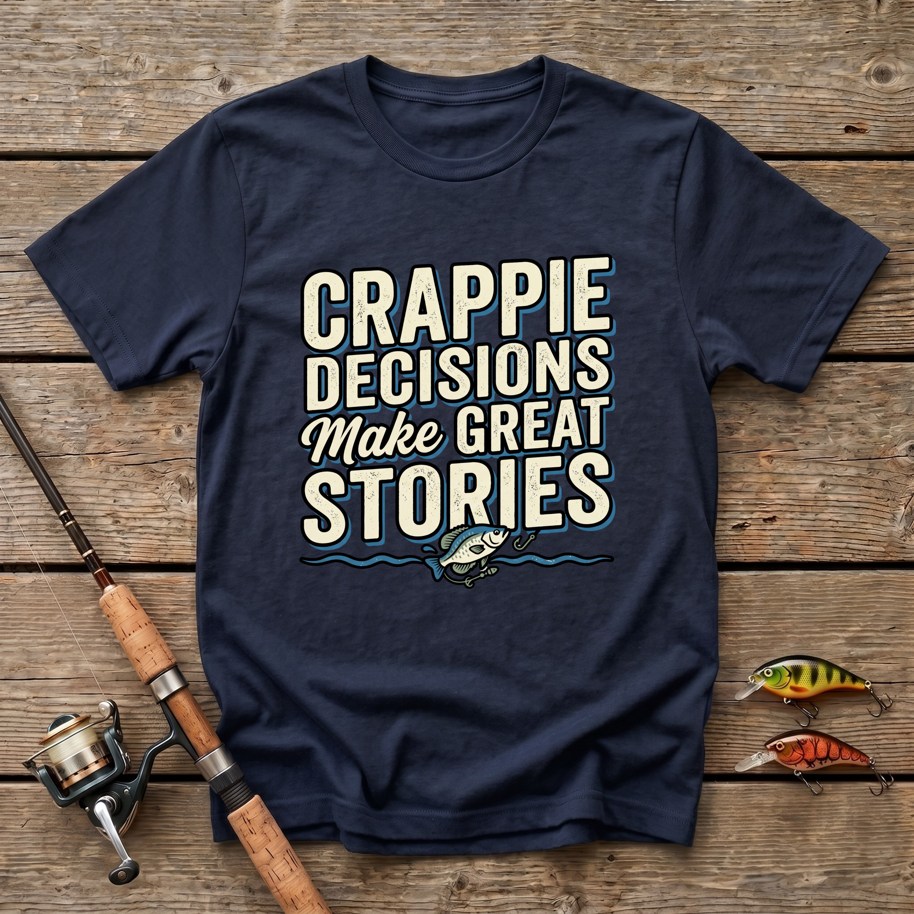 Crappie Decisions Make Great Stories T-Shirt