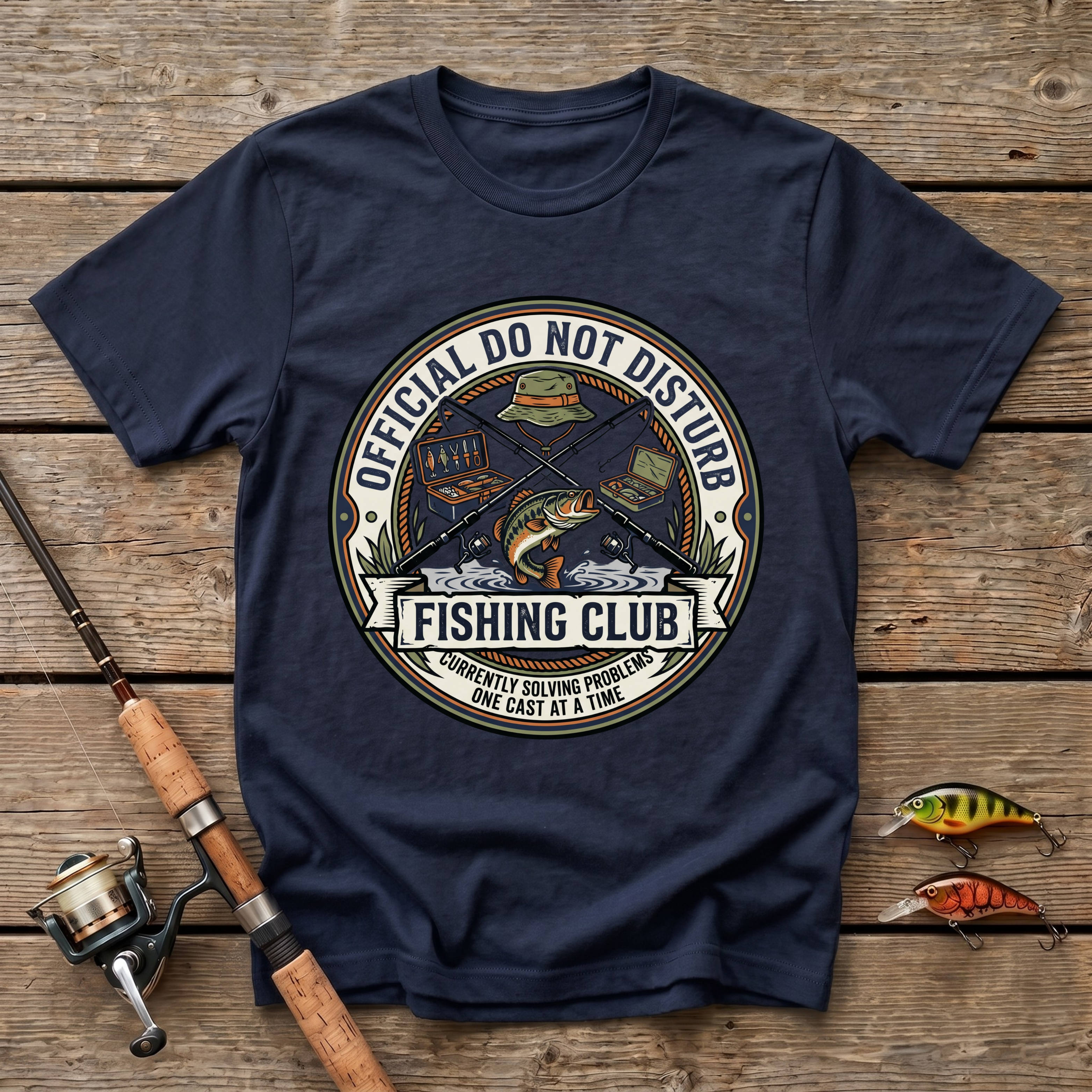 Do Not Disturb Fishing Club T-Shirt