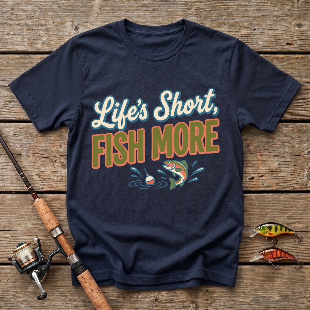 Life's Short, Fish More T-Shirt