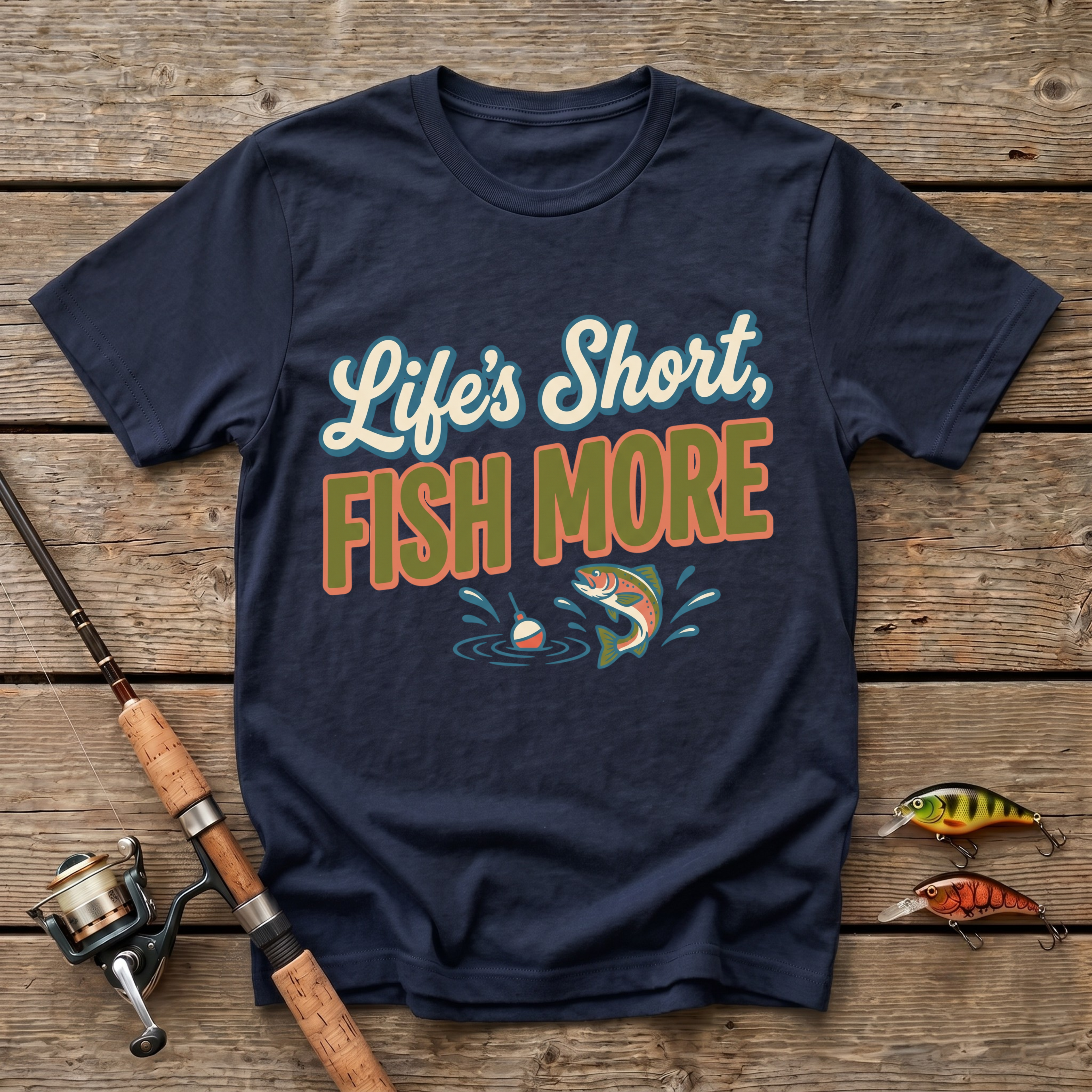 Life's Short, Fish More T-Shirt