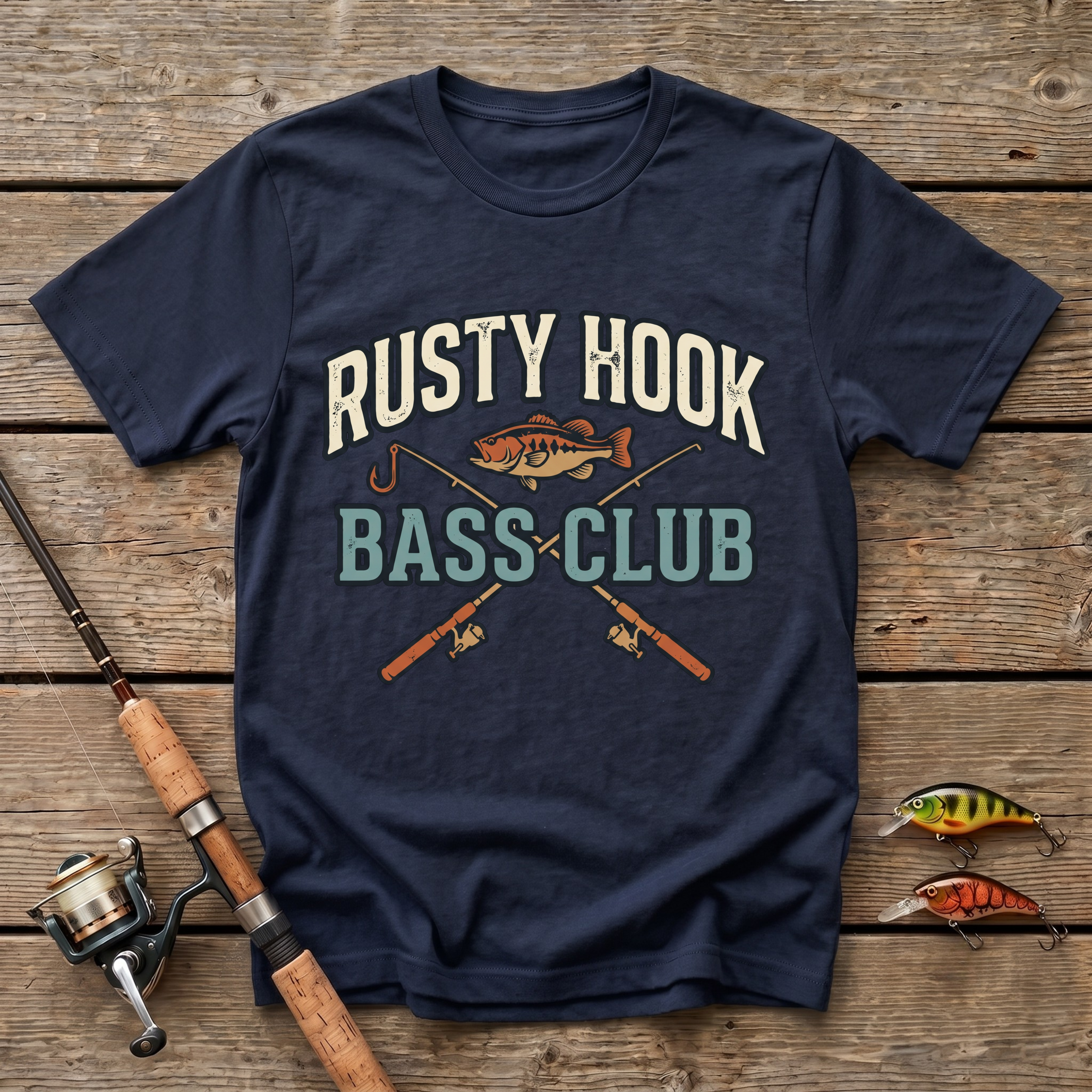 Rusty Hook Bass Club T-Shirt