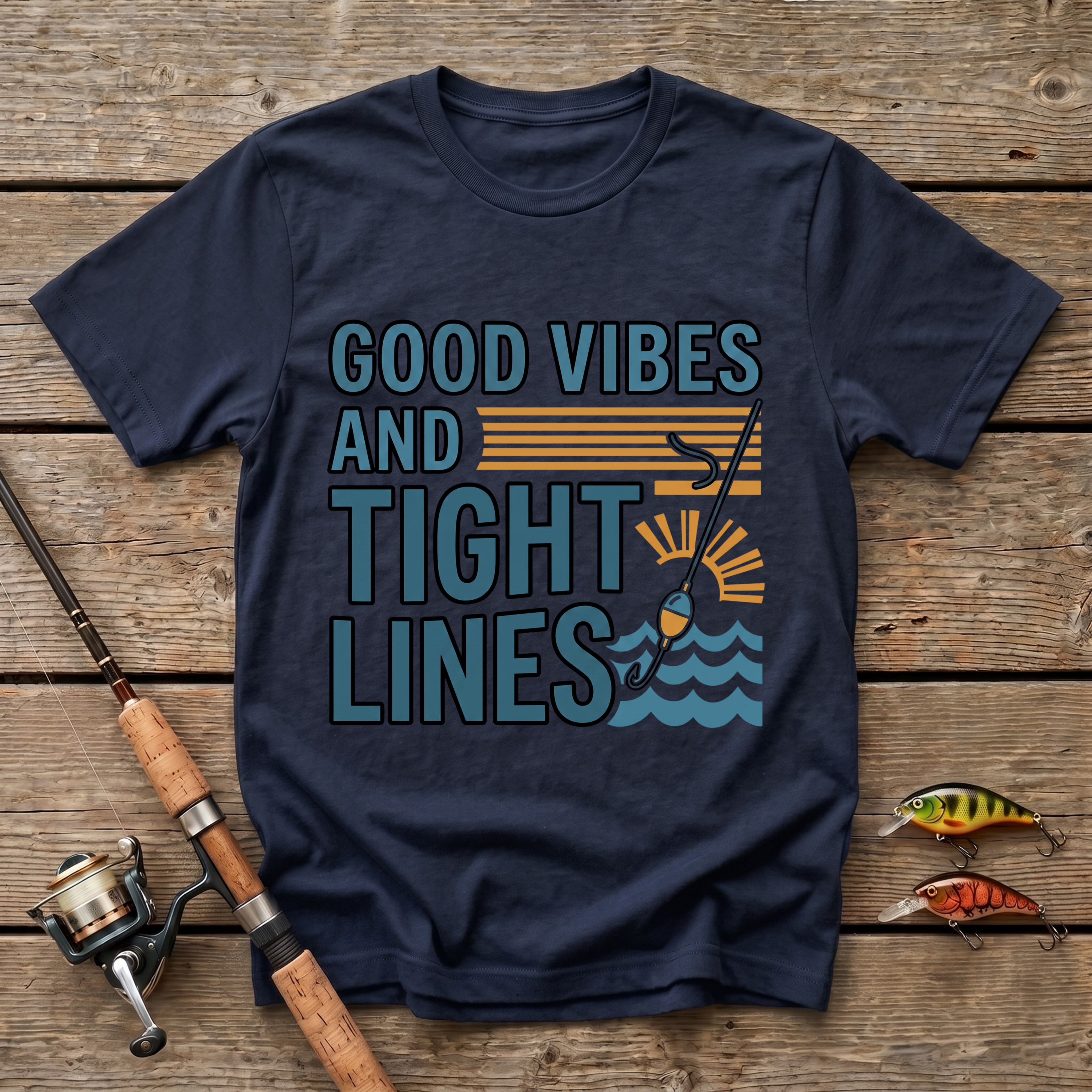 Good Vibes And Tight Lines T-Shirt