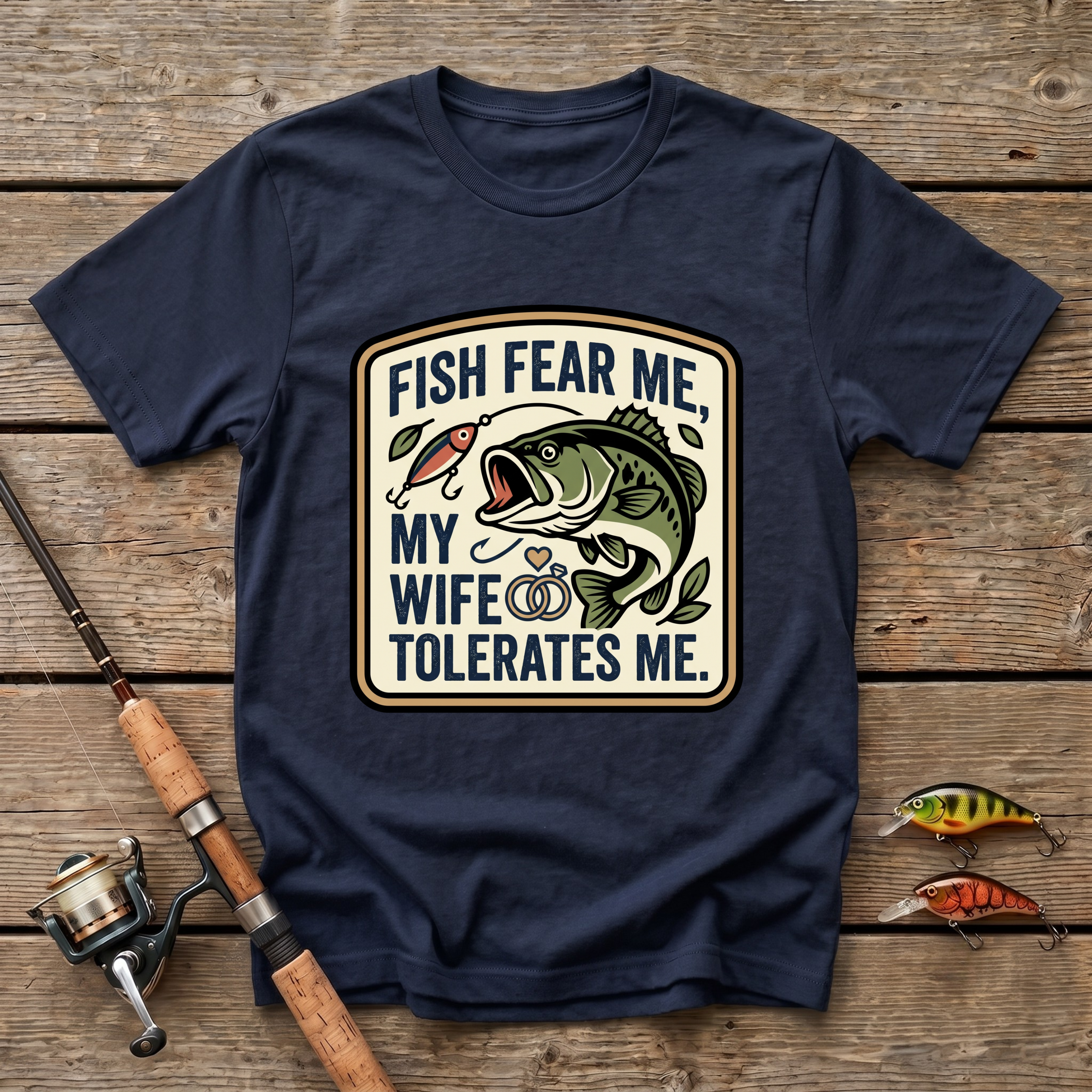 Wife Tolerates Me T-Shirt