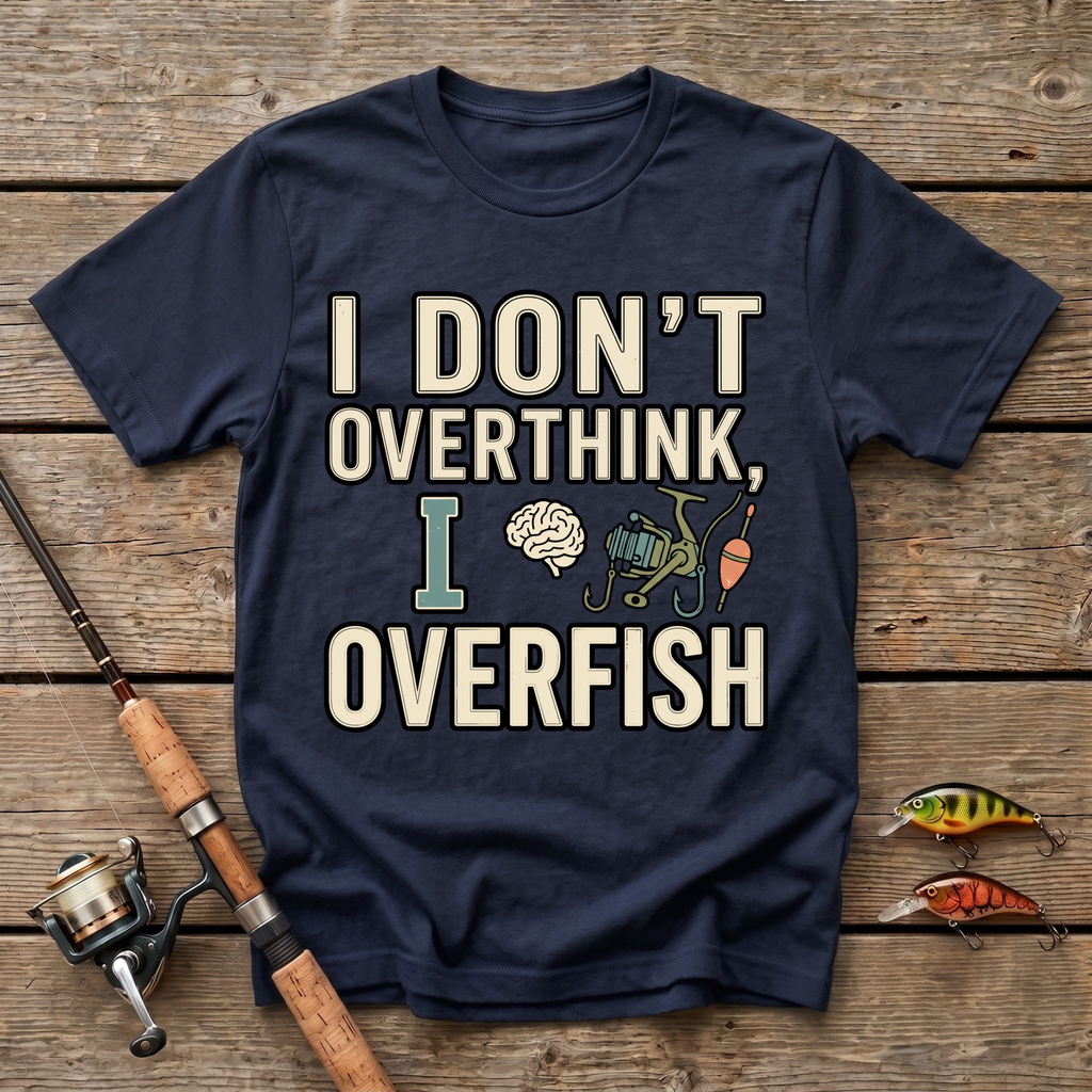 I Don't Overthink, I Overfish T-Shirt
