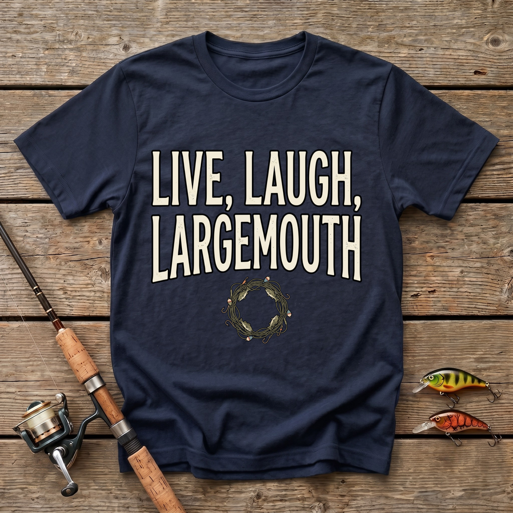 Live, Laugh, Largemouth T-Shirt