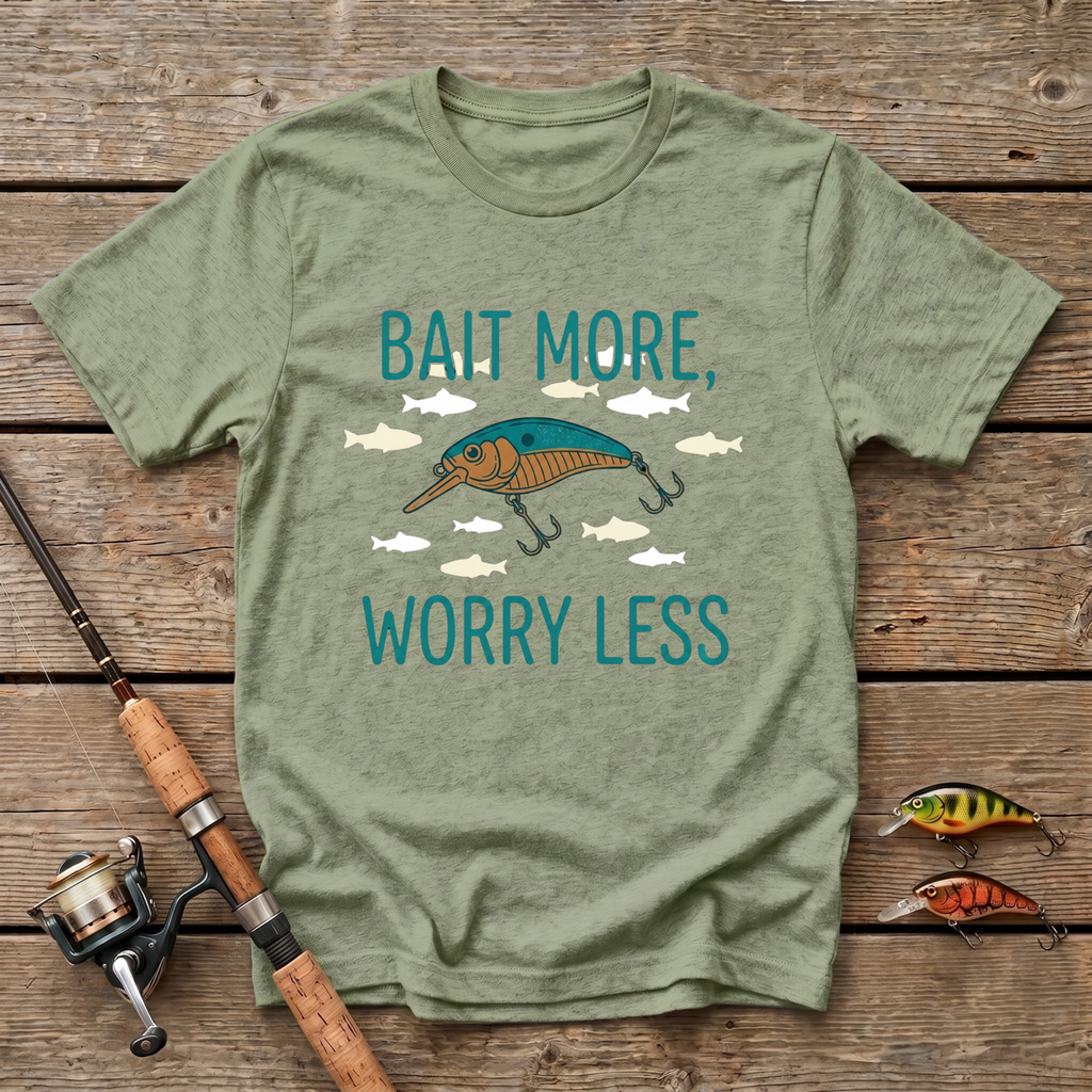 Bait More Worry Less T-Shirt