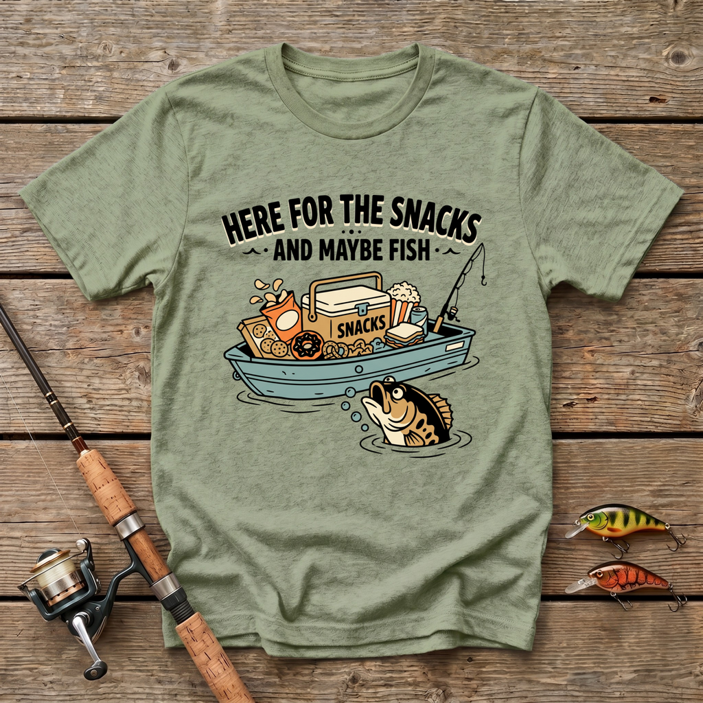 Here For The Snacks And Maybe Fish T-Shirt