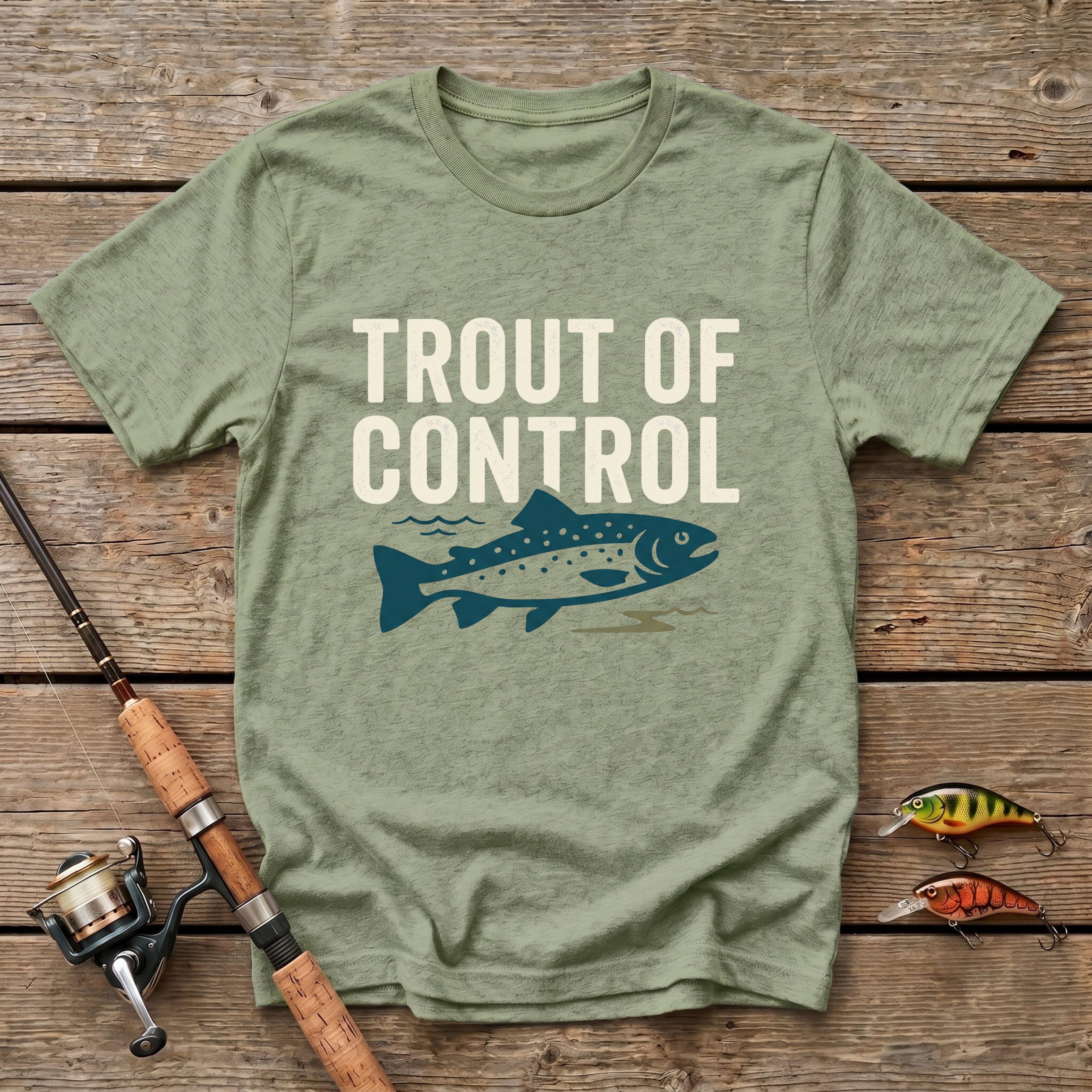 Trout Of Control T-Shirt