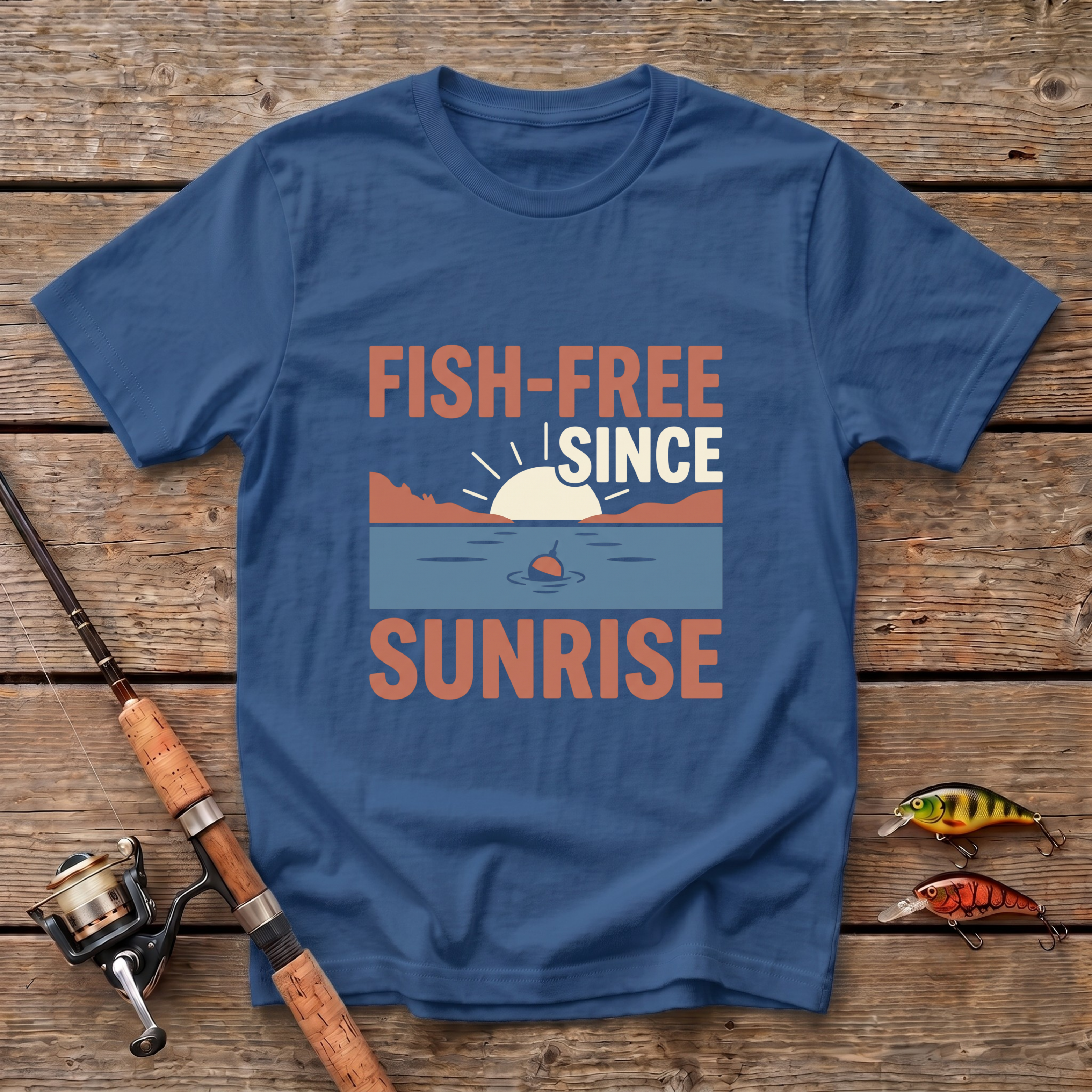 Fish Free Since Sunrise T-Shirt