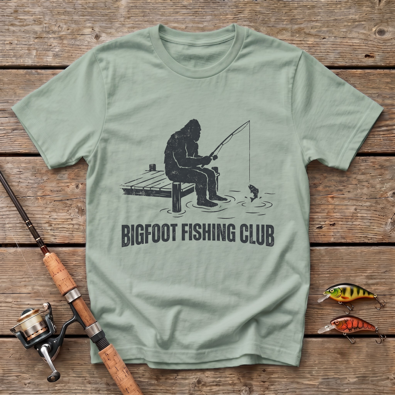 Bigfoot Fishing Club T-Shirt