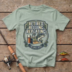 Retired Reeling Repeating T-Shirt
