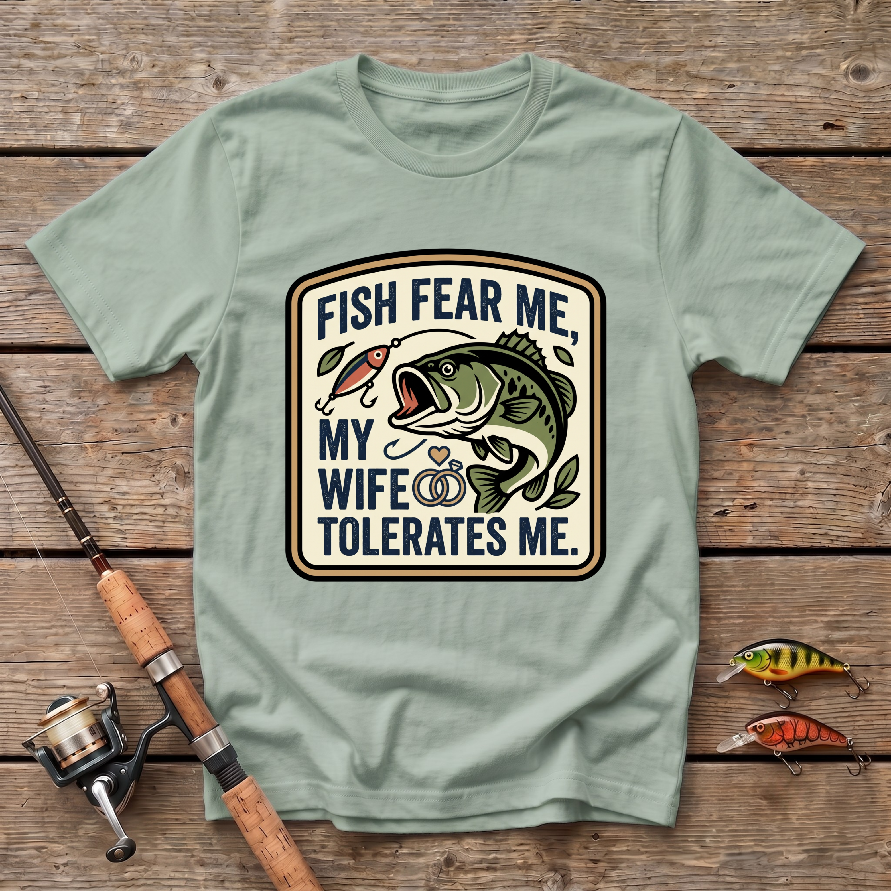 Wife Tolerates Me T-Shirt