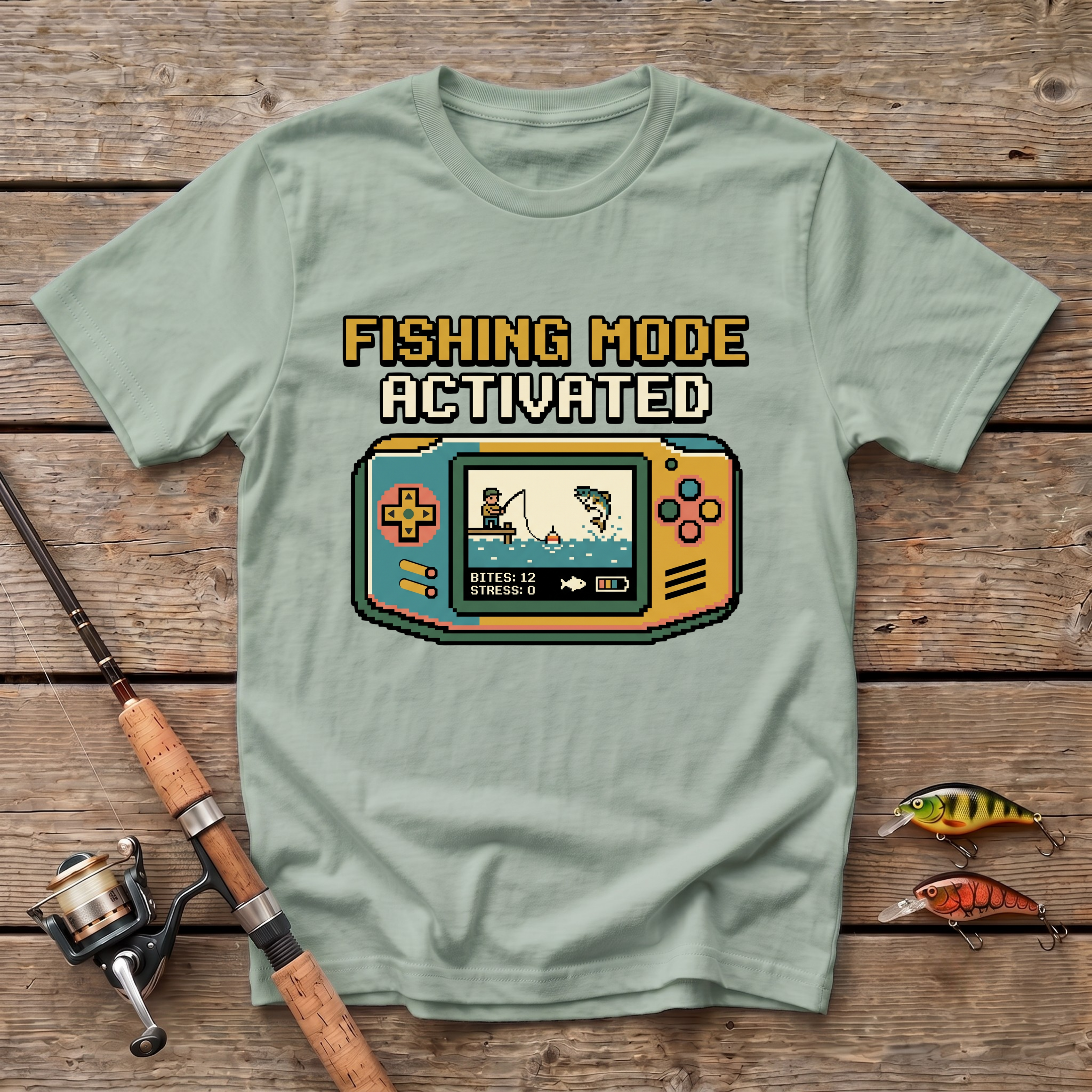 Fishing Mode Activated T-Shirt