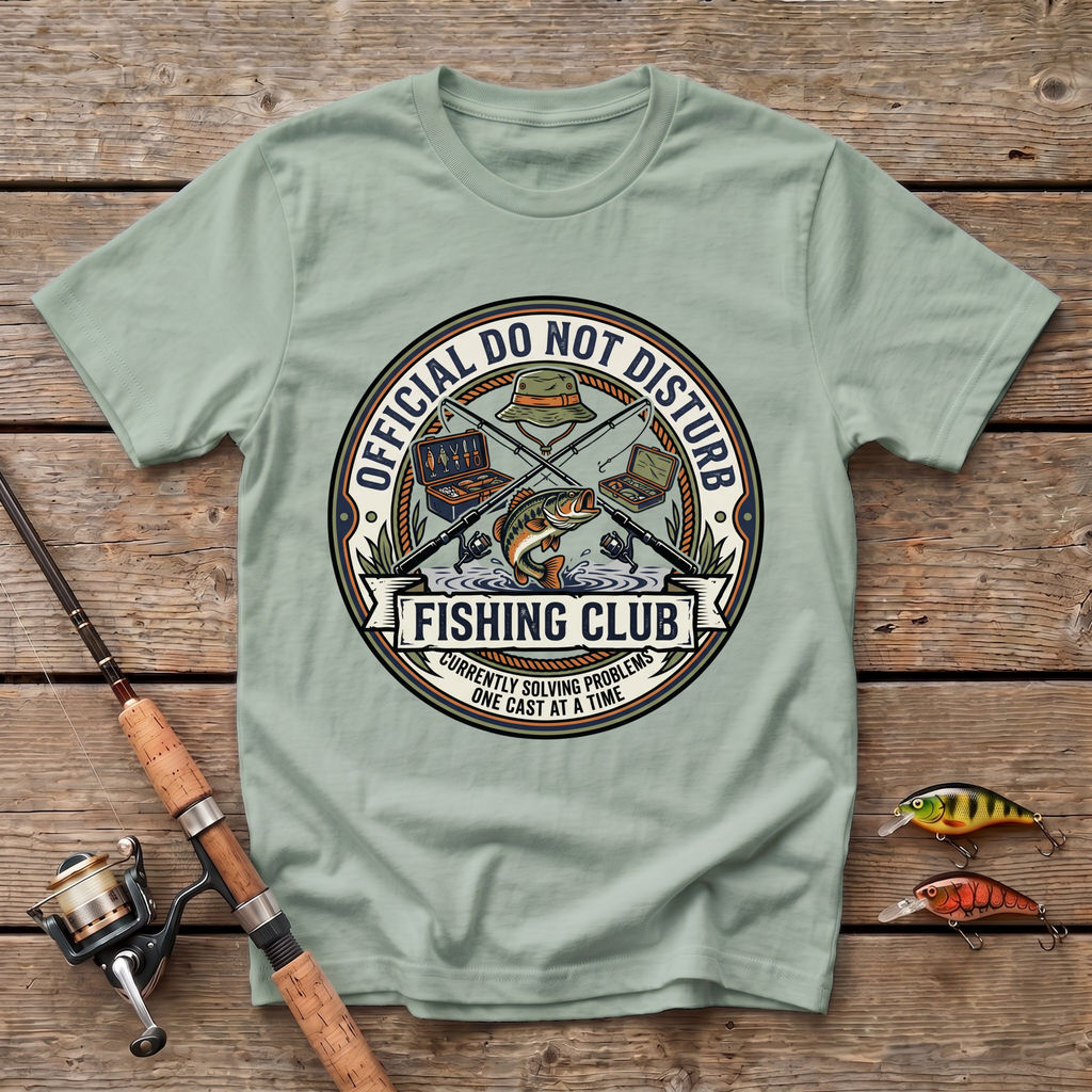 Do Not Disturb Fishing Club T-Shirt