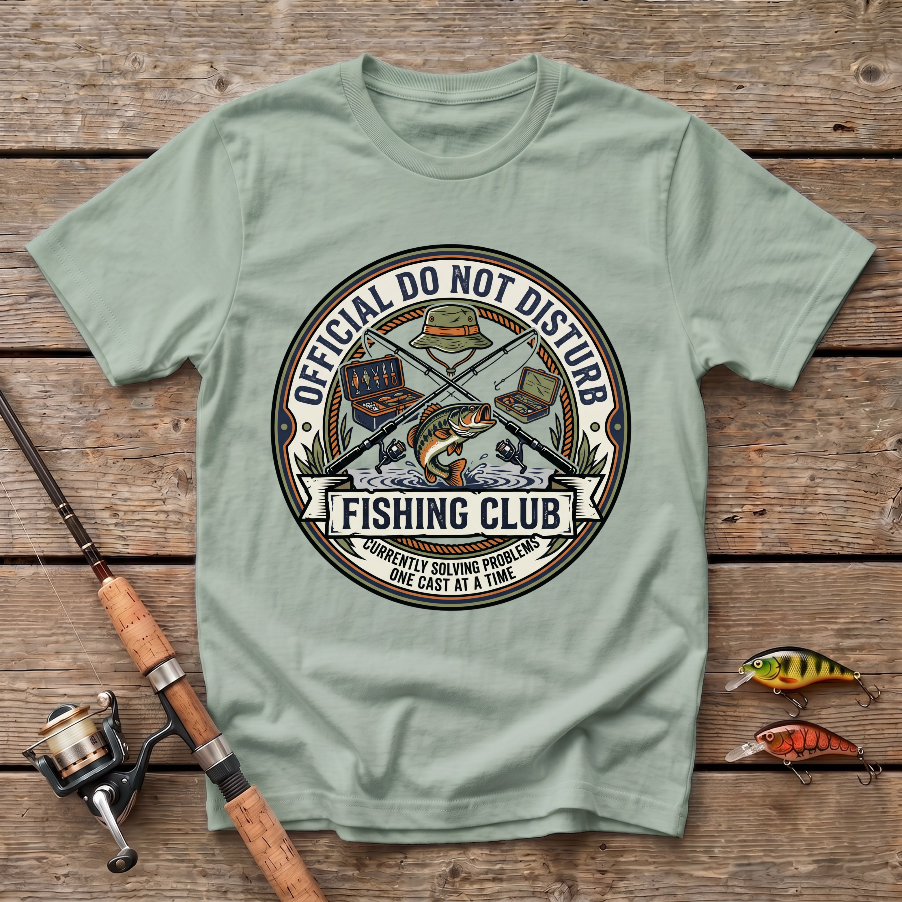 Do Not Disturb Fishing Club T-Shirt