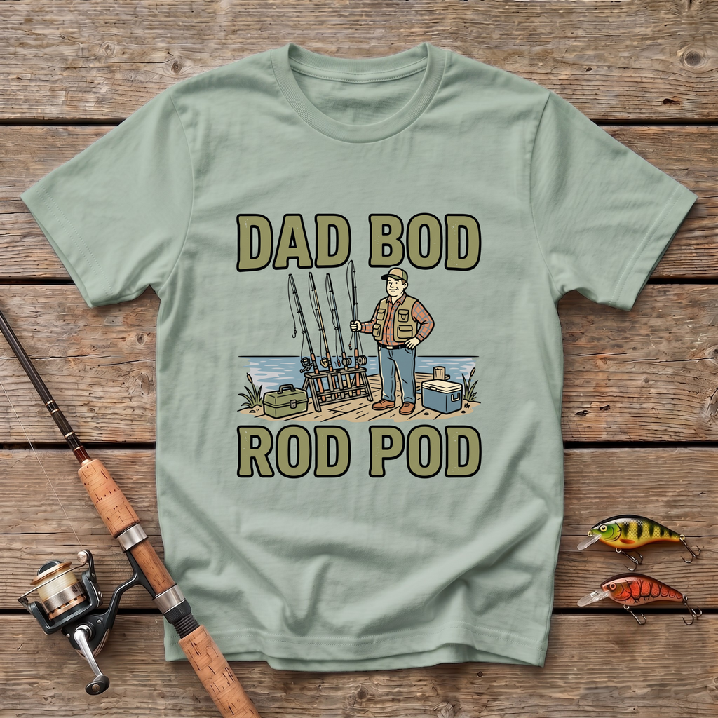 Dad Bod Rod Pod T-Shirt