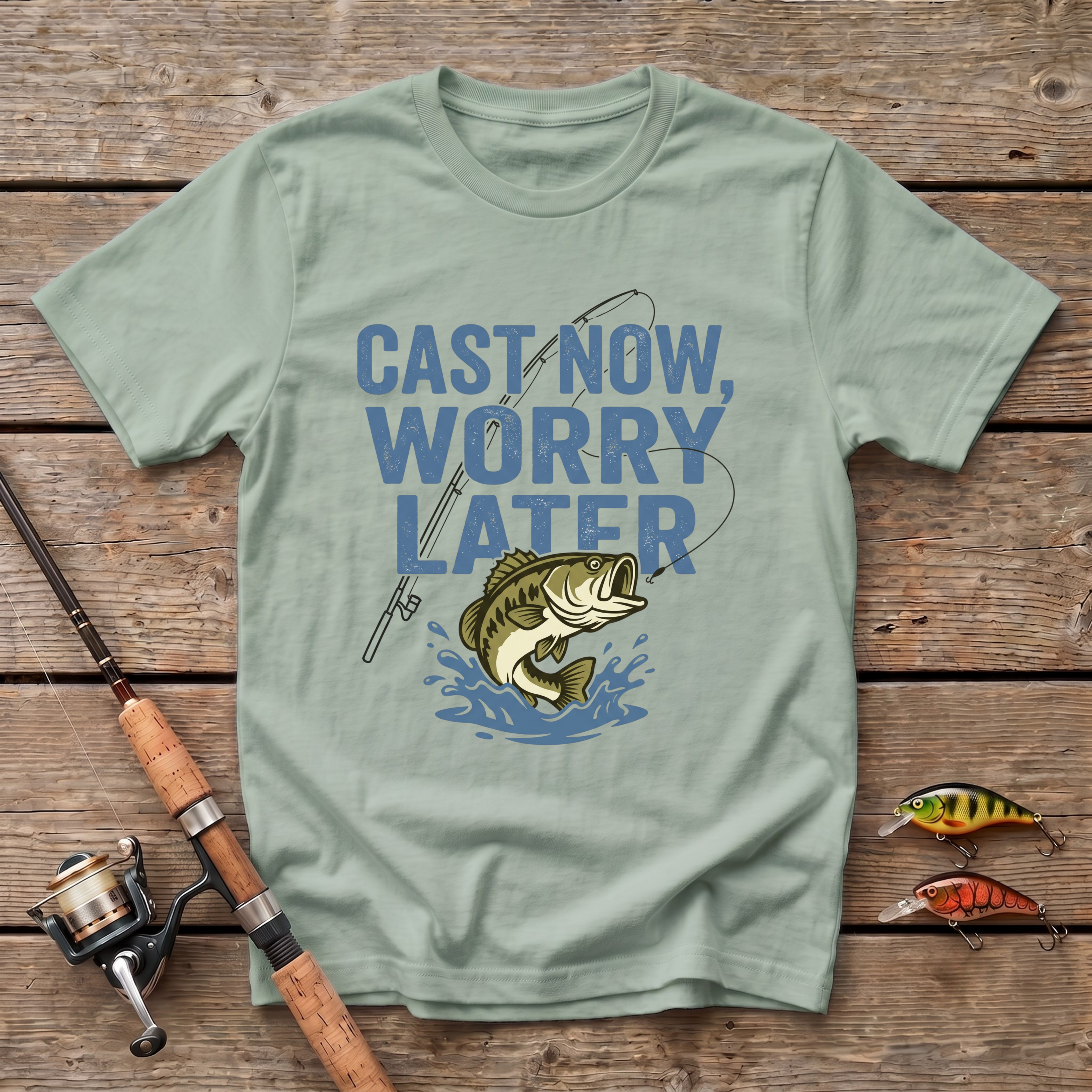 Cast Now Worry Later T-Shirt