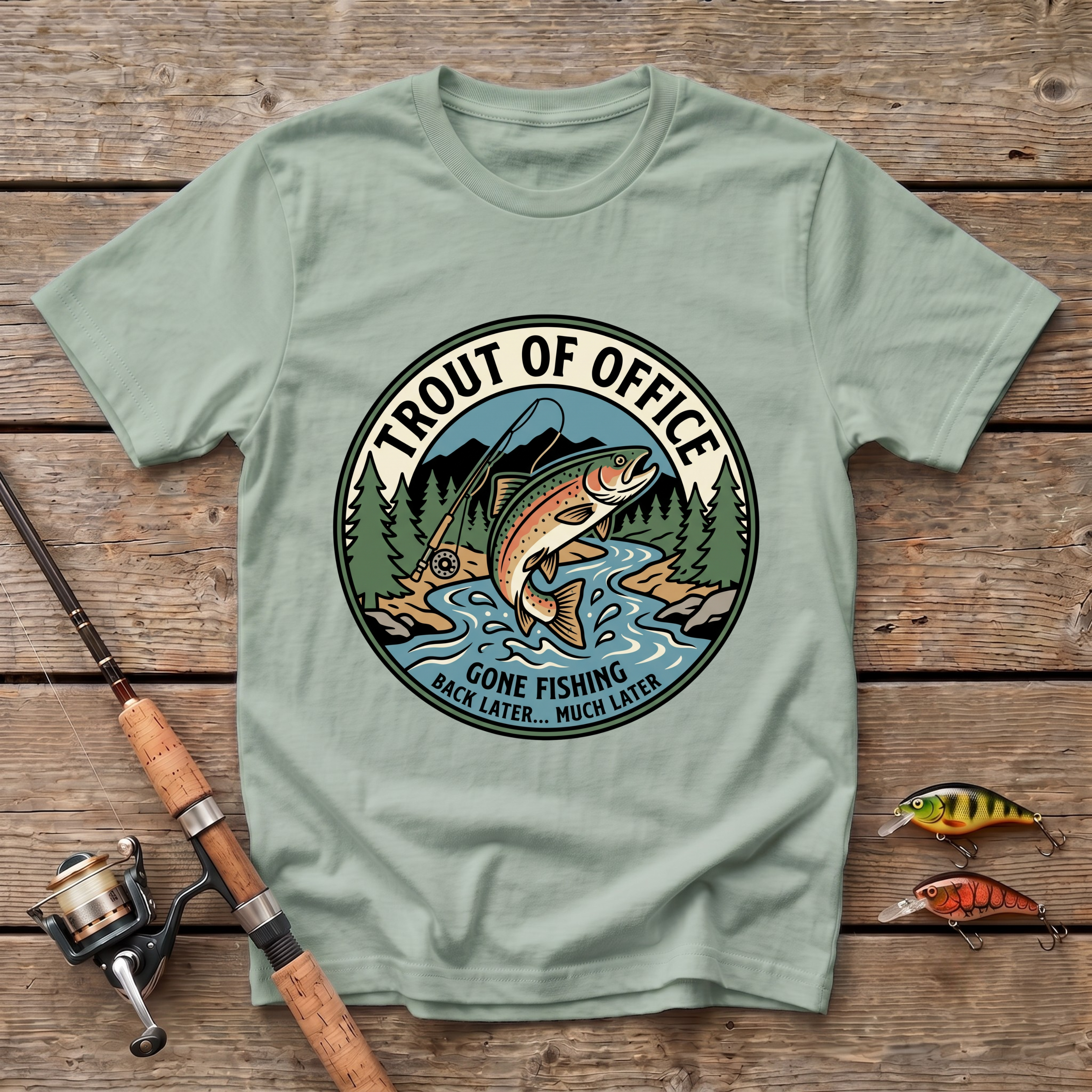 Trout Of Office T-Shirt