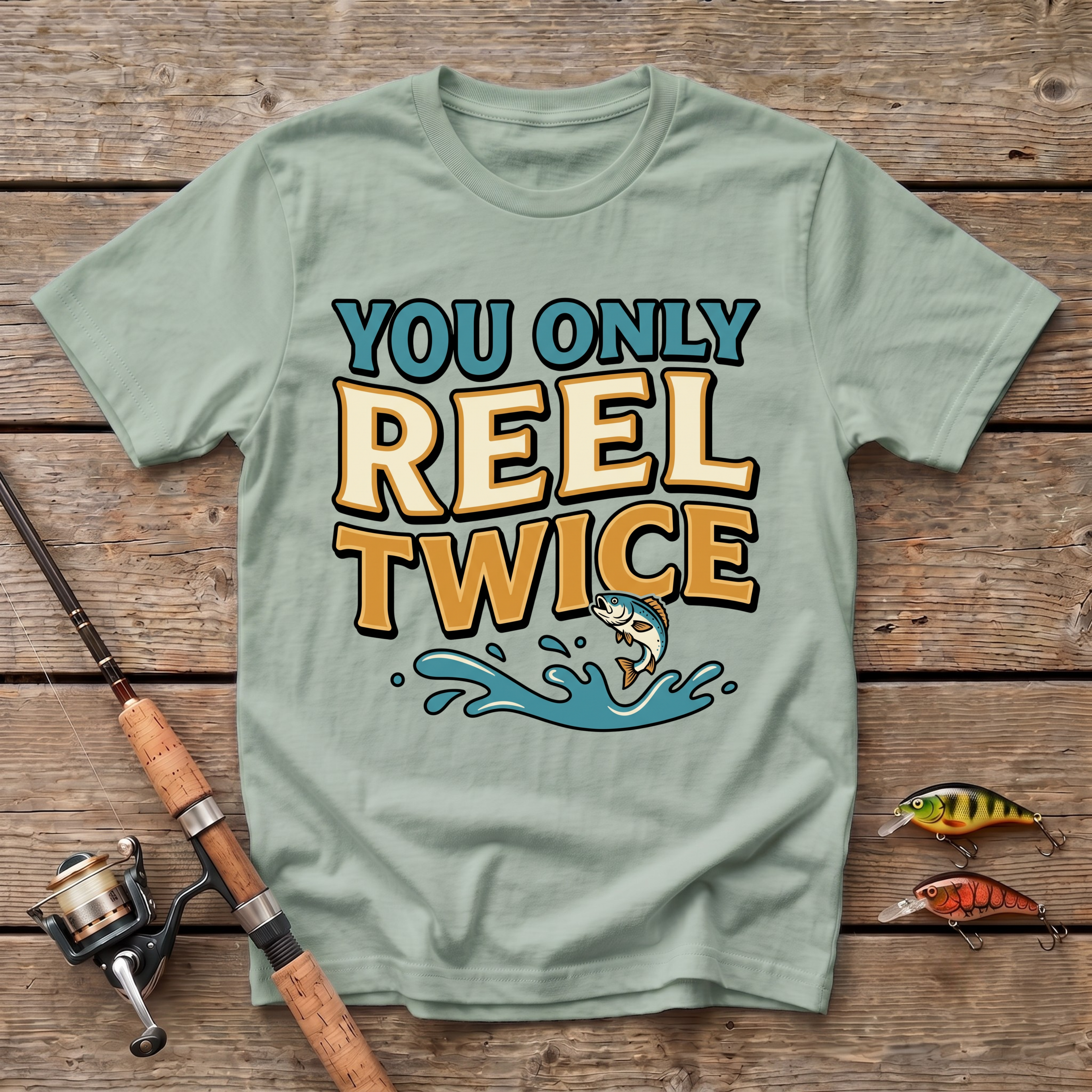 You Only Reel Twice T-Shirt