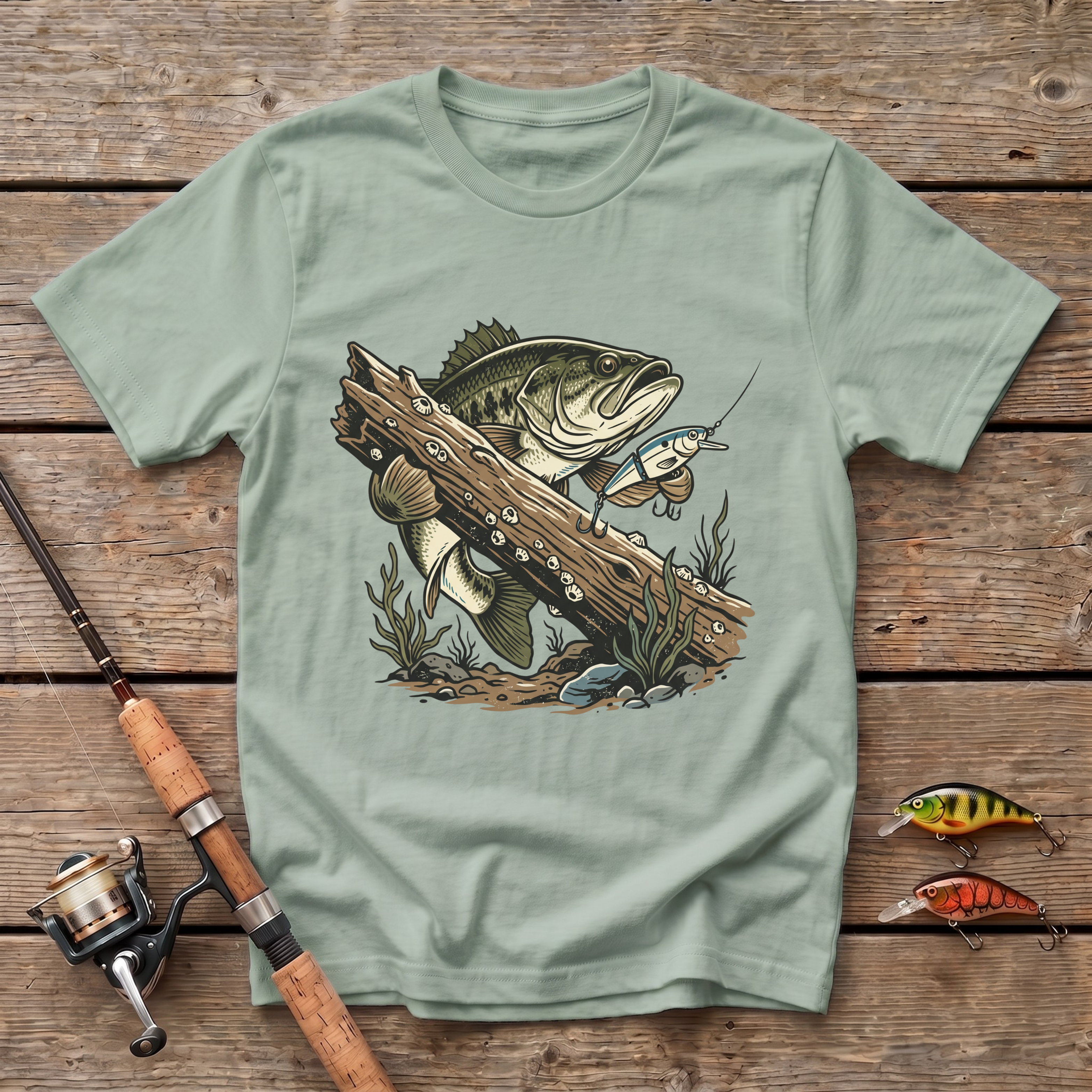 Hook A Log T-Shirt