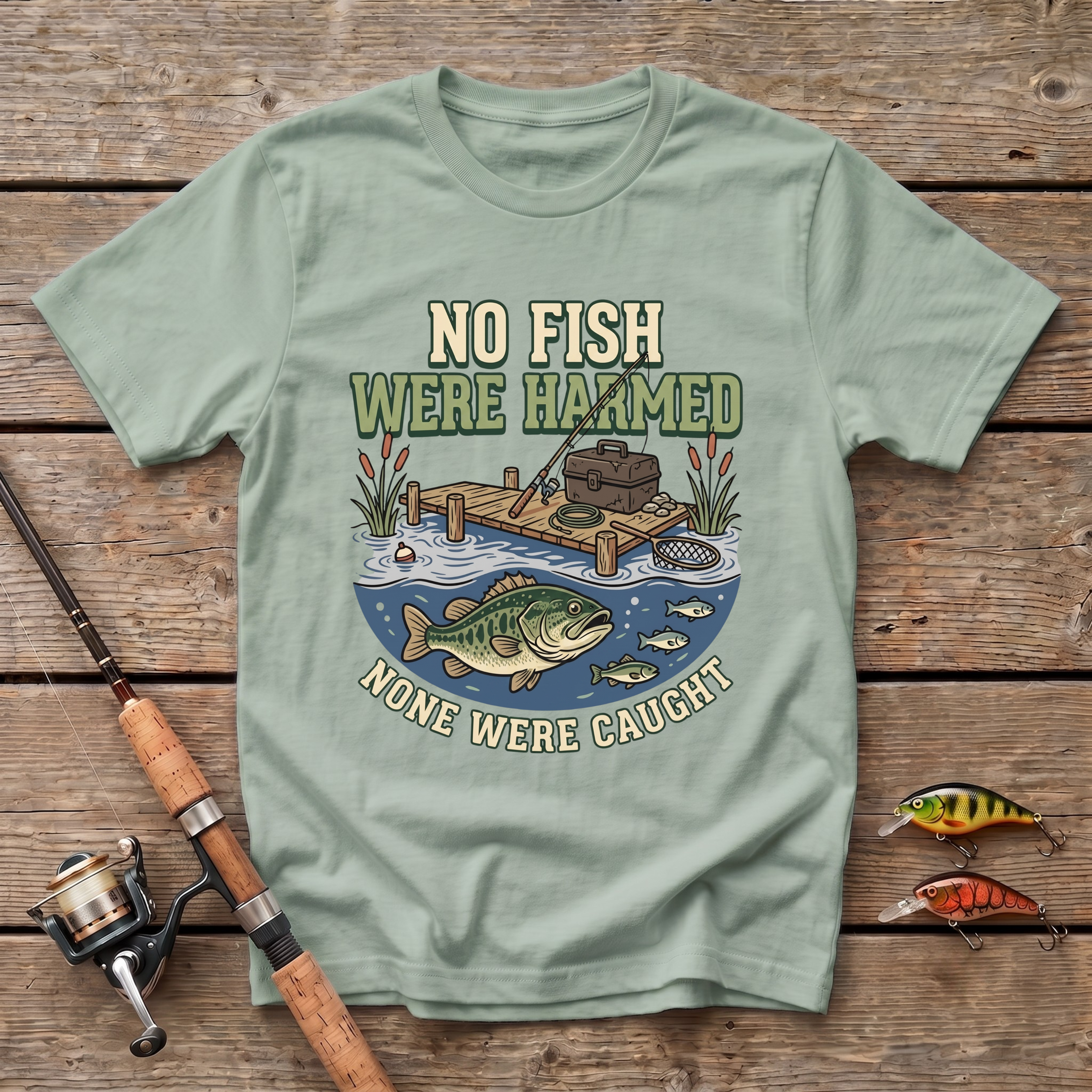 No Fish Were Harmed T-Shirt