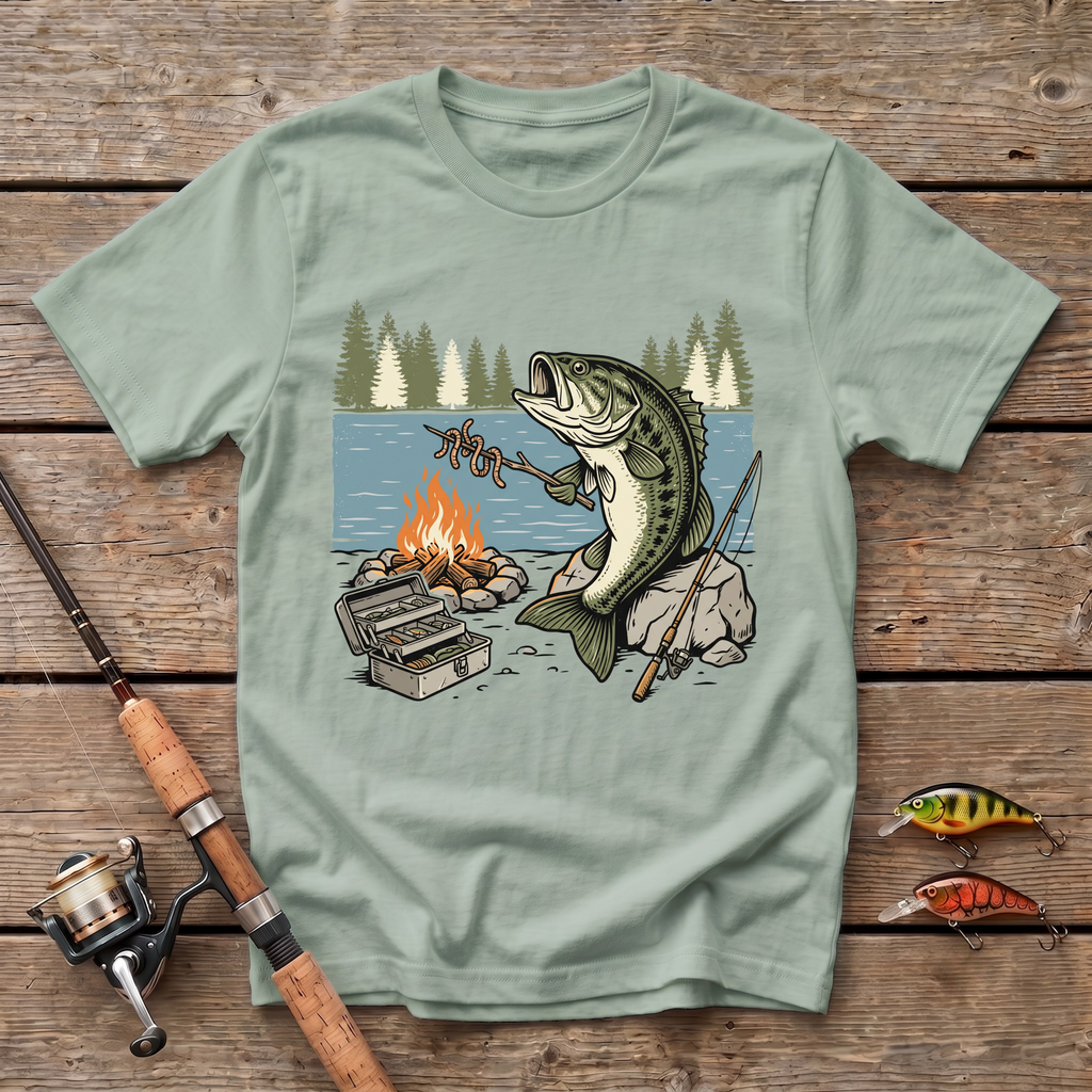 Bass Worm Grill T-Shirt