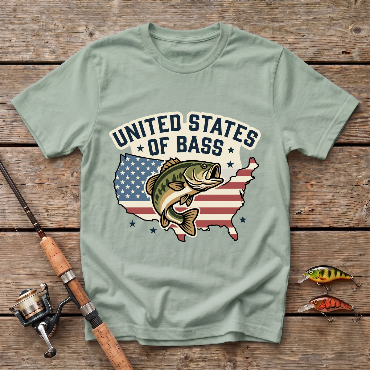 United States Of Bass T-Shirt