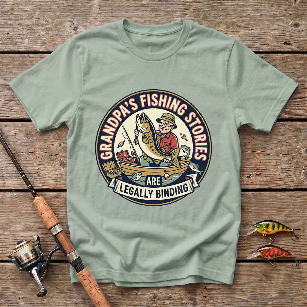 Grandpa's Fishing Stories T-Shirt