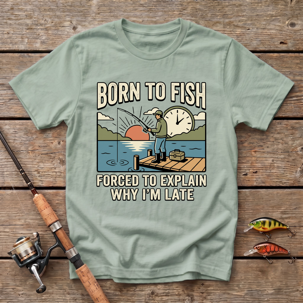Born To Fish, Forced To Explain T-Shirt