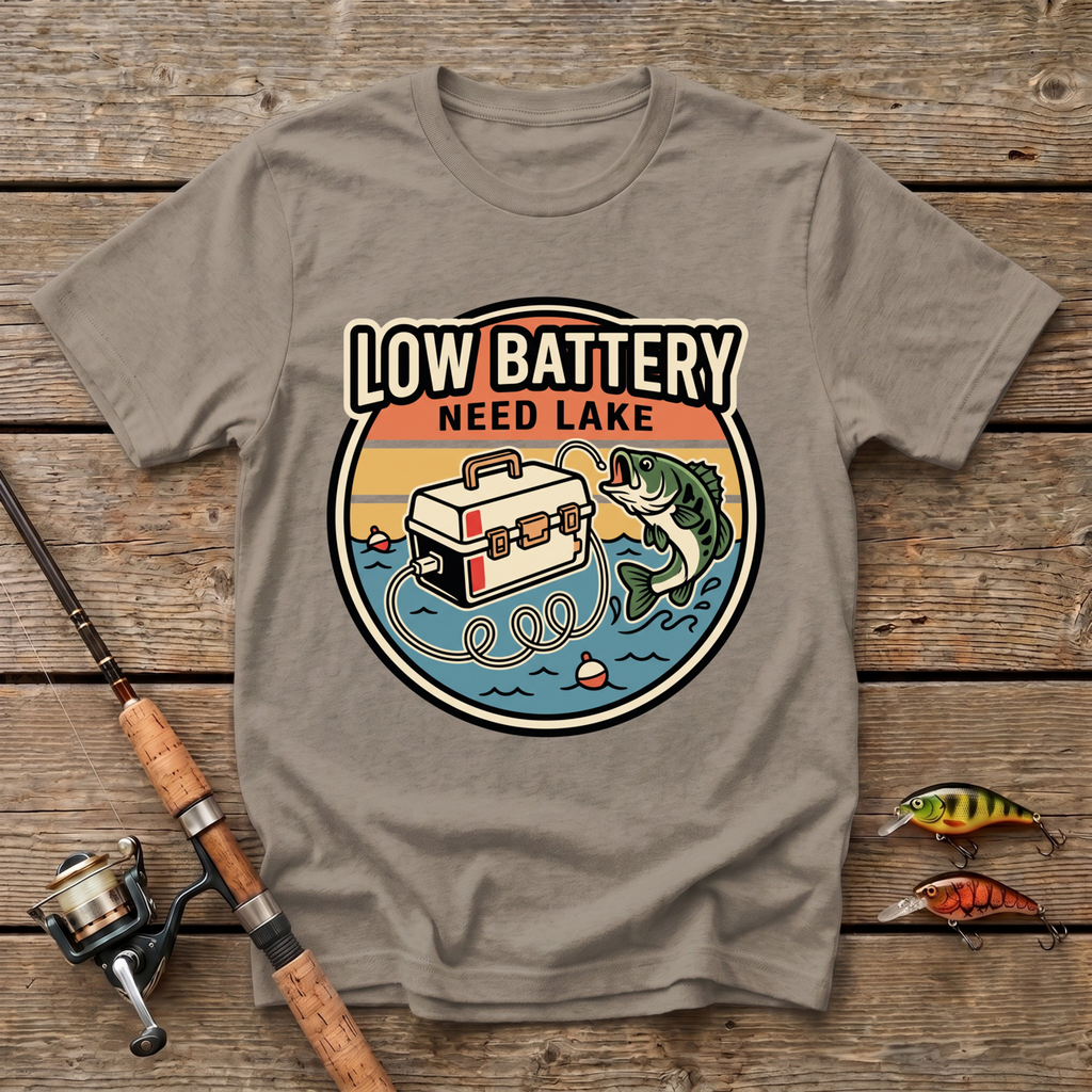 Low Battery, Need A Lake T-Shirt