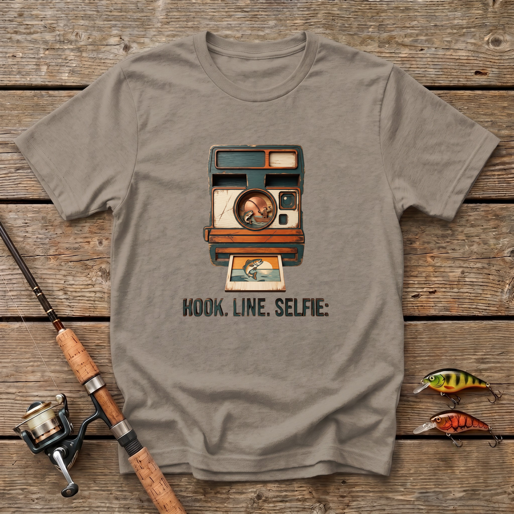 Hook. Line. Selfie T-Shirt