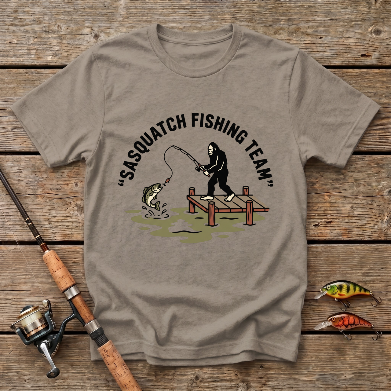 Sasquatch Fishing Team T-Shirt