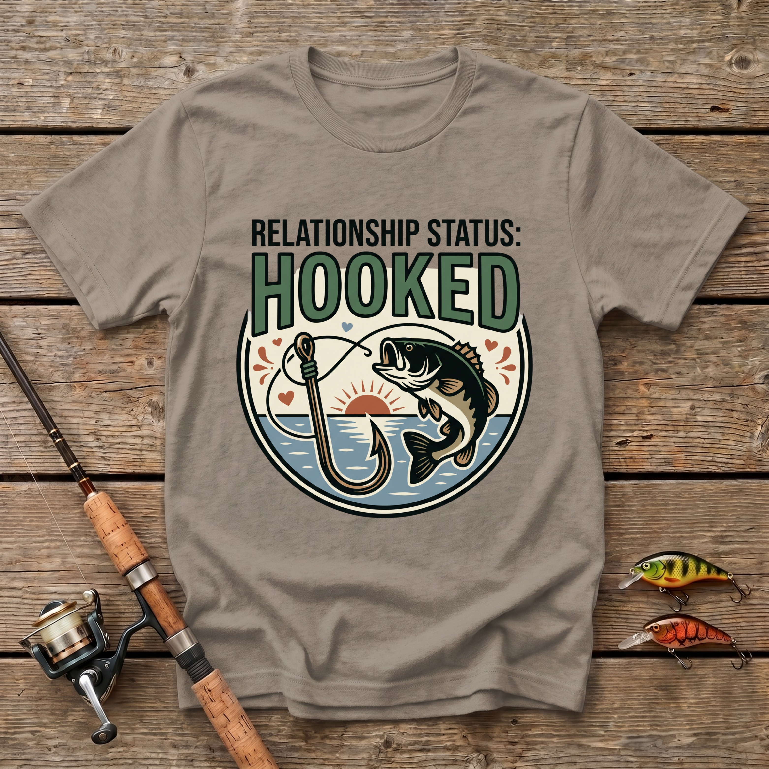 Relationship Status Hooked T-Shirt