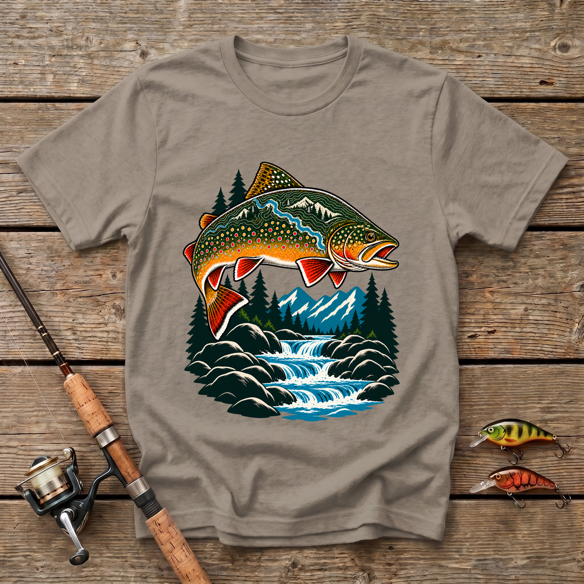 Leaping Trout T-Shirt