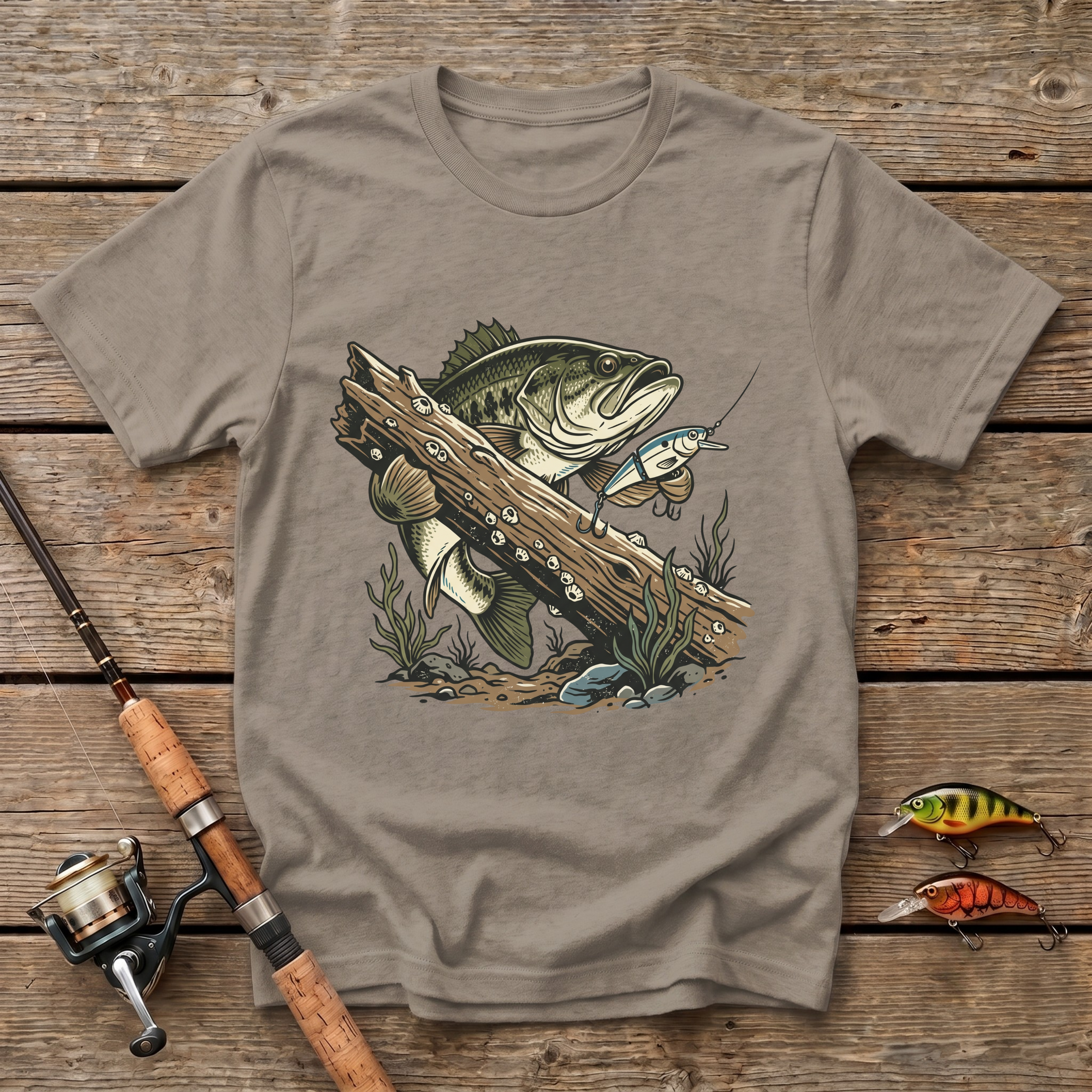 Hook A Log T-Shirt