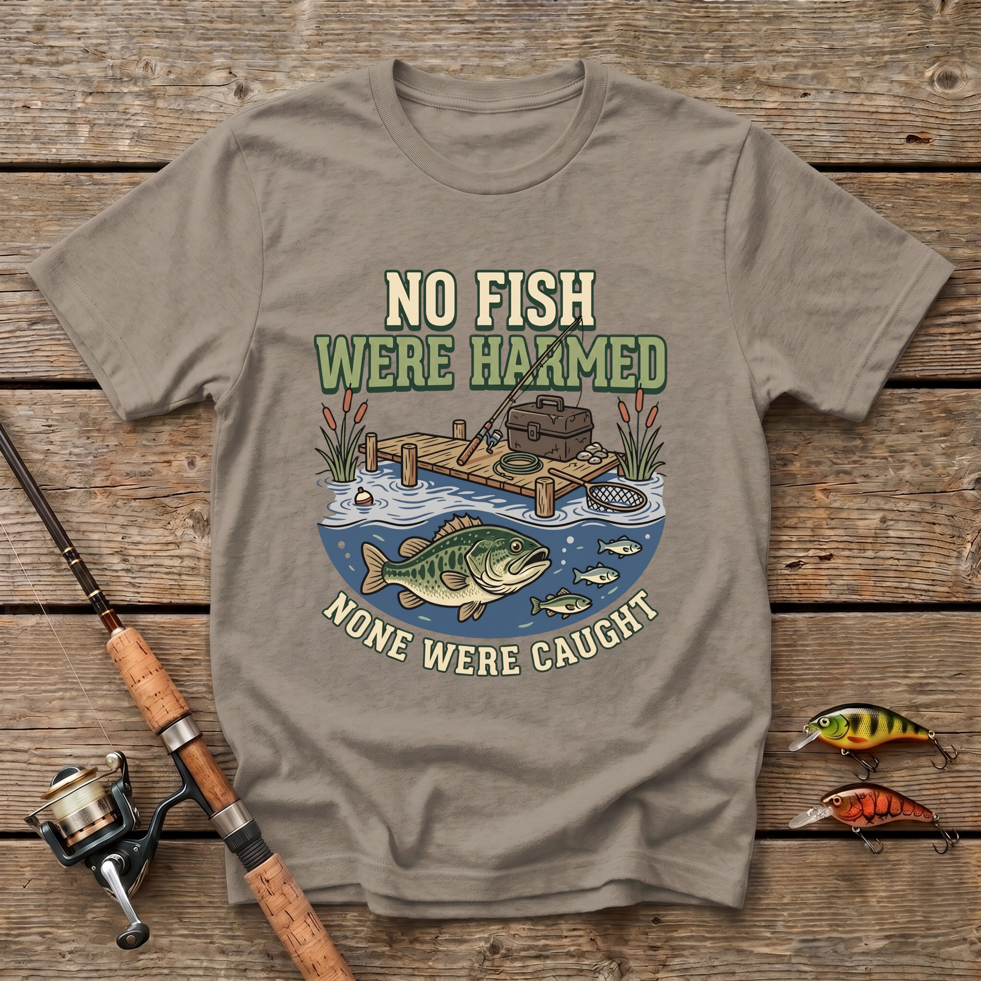 No Fish Were Harmed T-Shirt