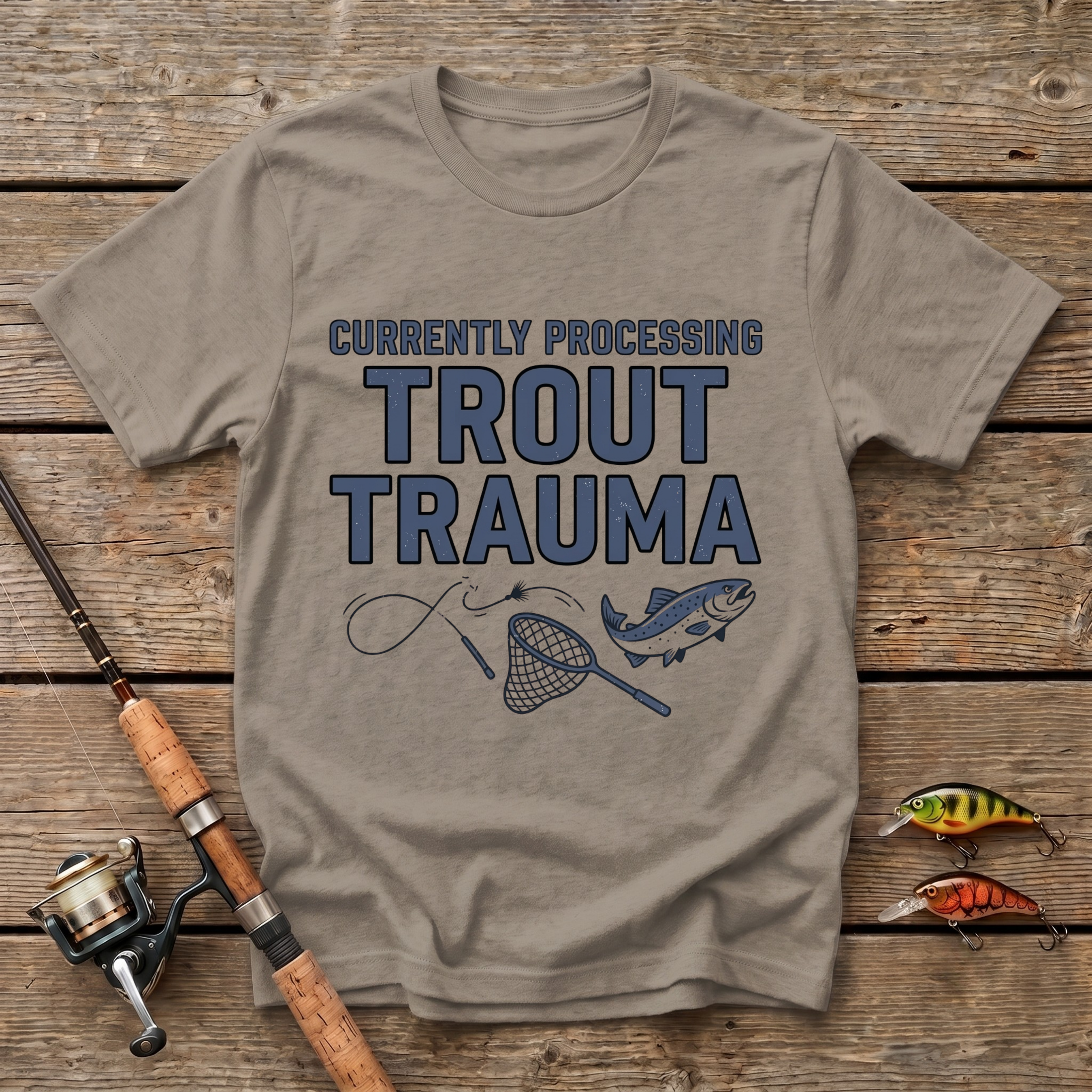 Processing Trout Trauma T-Shirt