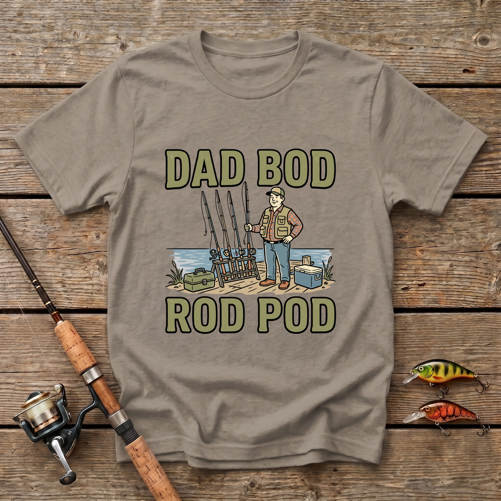 Dad Bod Rod Pod T-Shirt