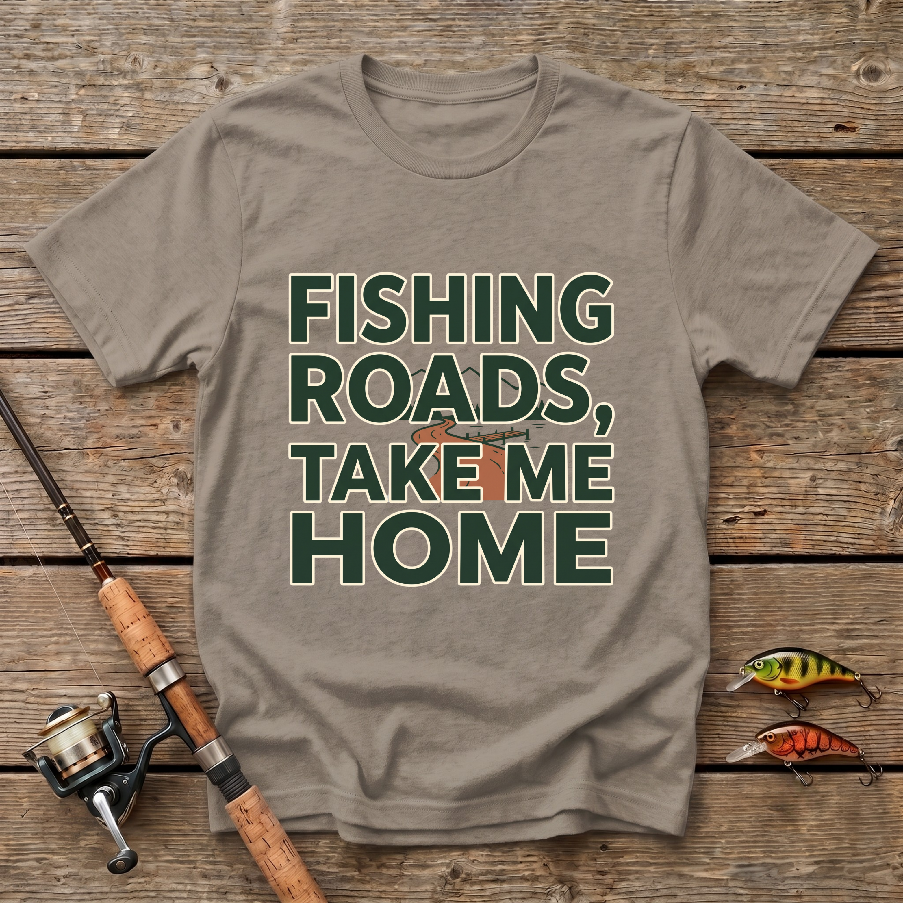 Fishing Roads, Take Me Home T-Shirt